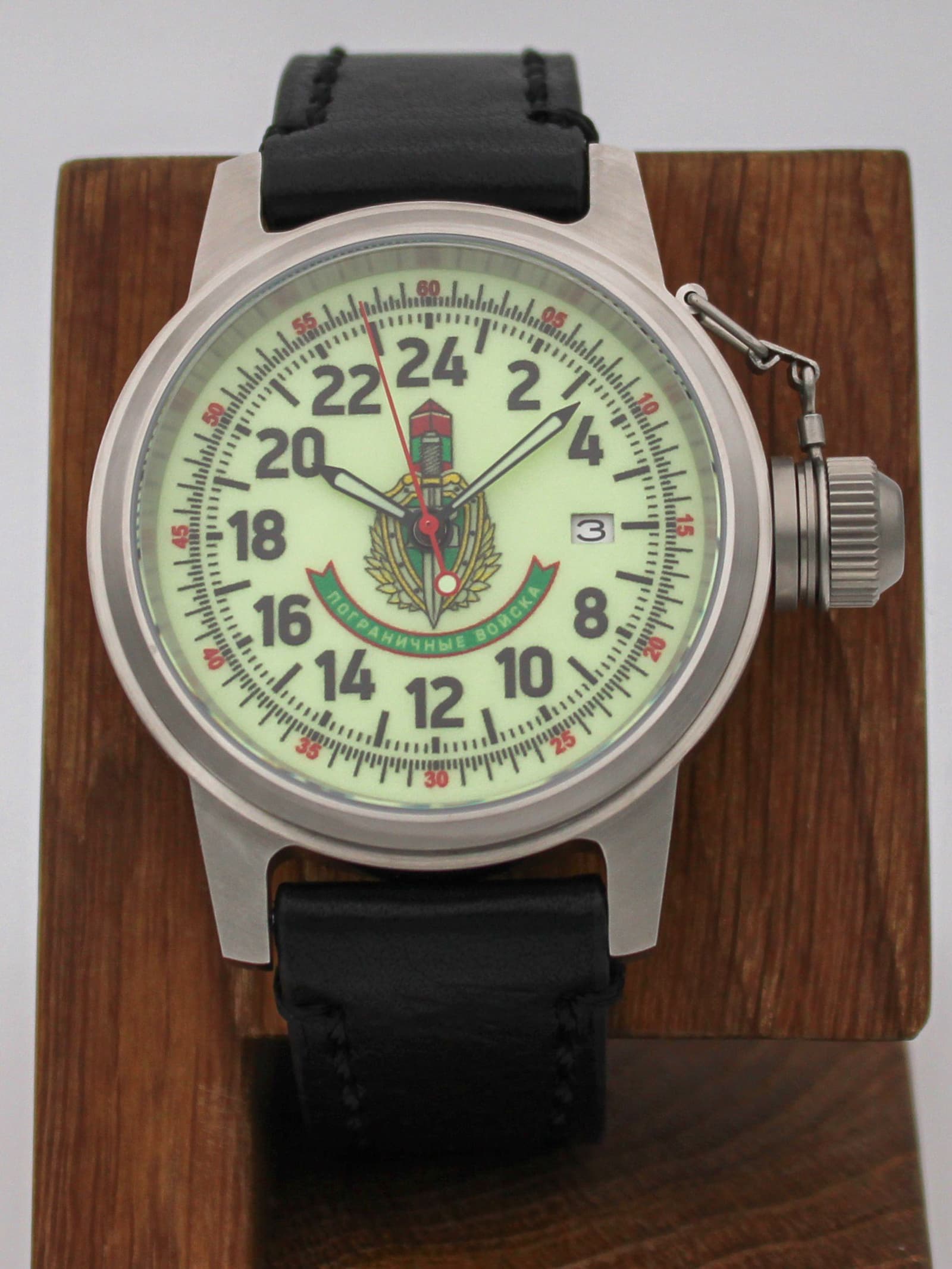 Часы Погранвойска механические с автоподзаводом (Seiko NH34A) 45.173.01