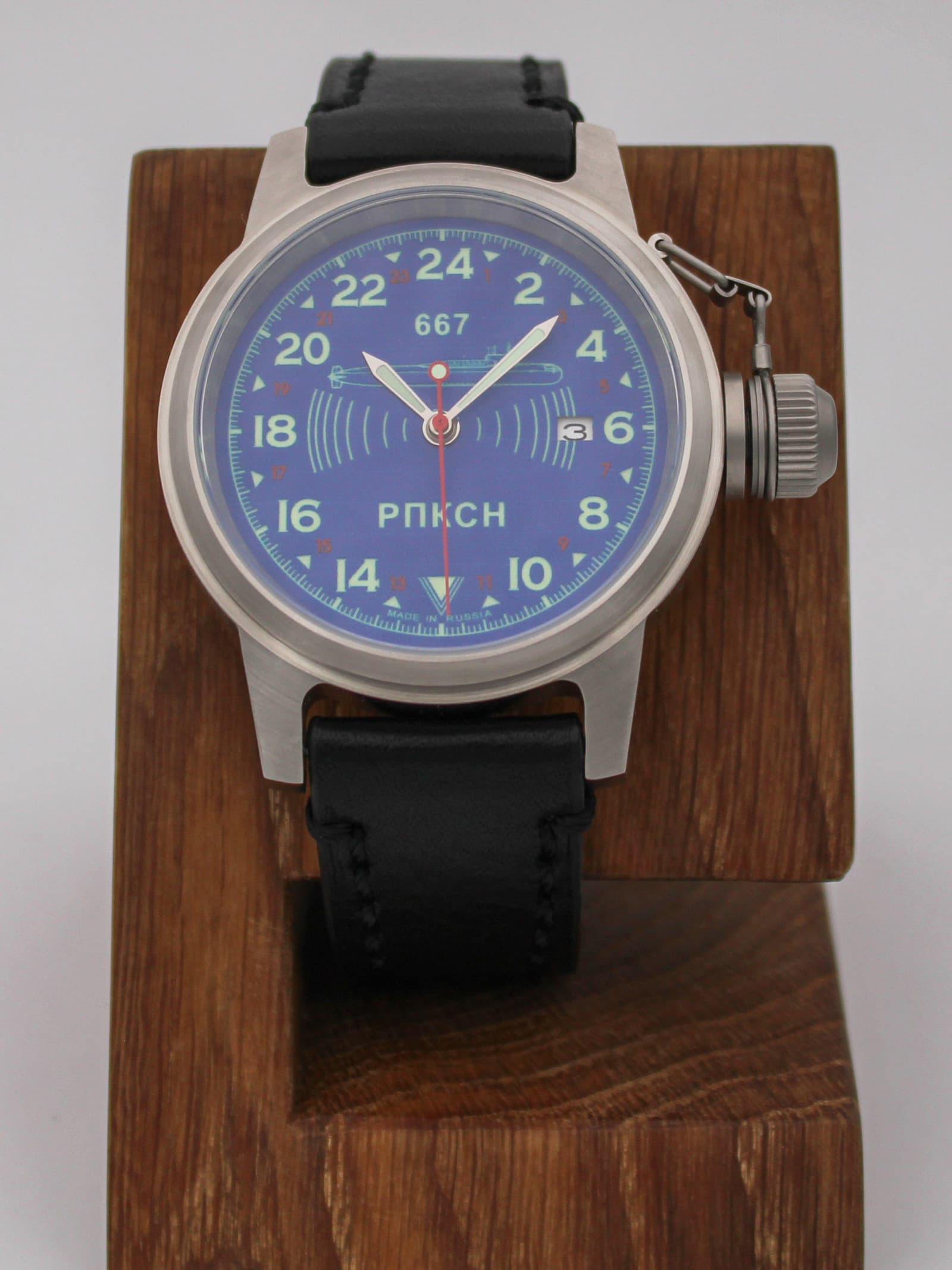 Часы 667 РПКСН механические с автоподзаводом (Seiko NH34A) 45.040.01