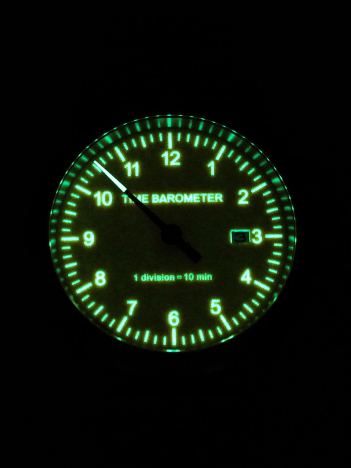 Часы Time Barometer однострелочные механические с автоподзаводом (Seiko NH35A) 45.170.2