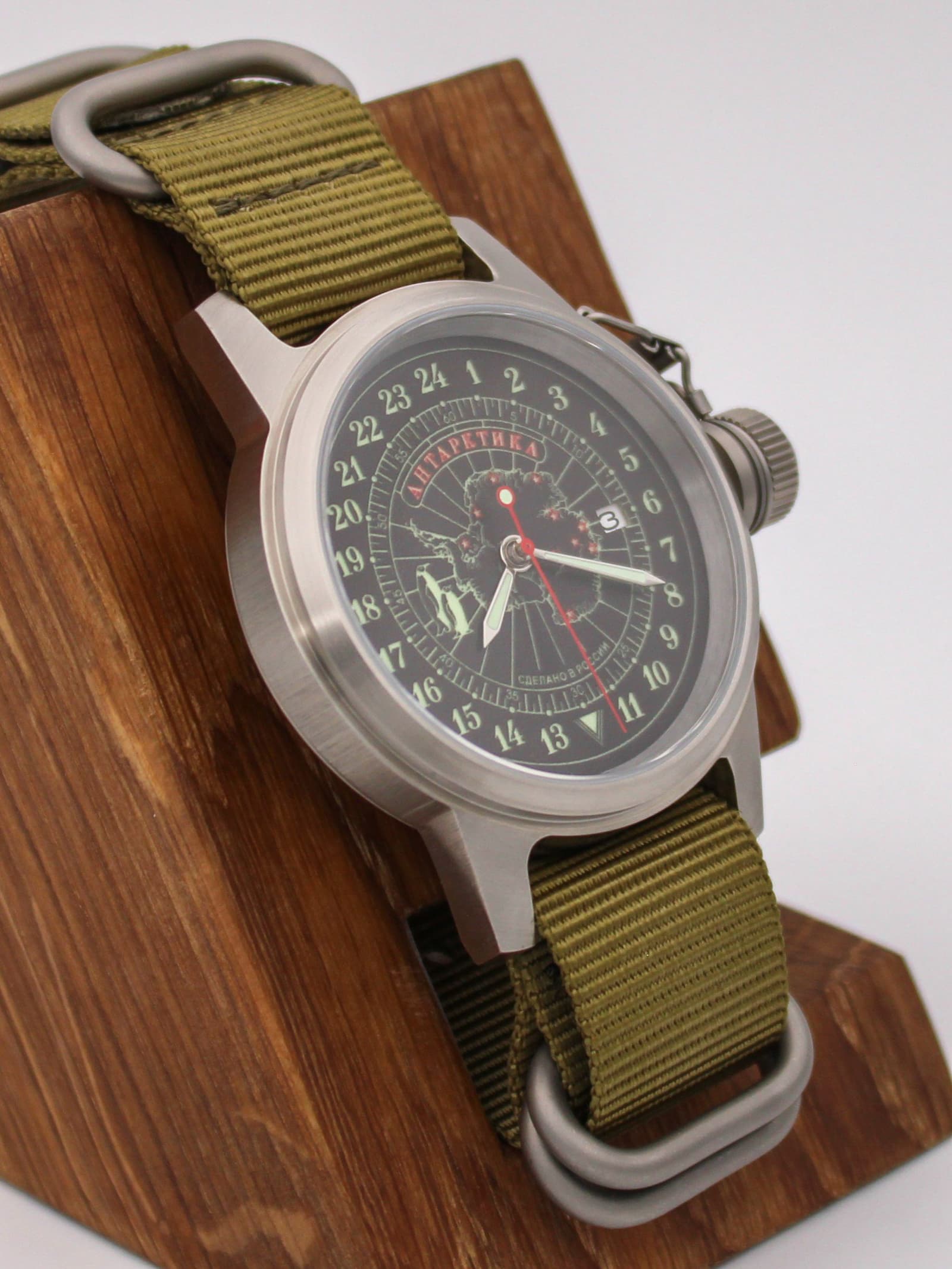 Часы Полярные / Антарктика механические с автоподзаводом (Seiko NH34A) 45.141.21