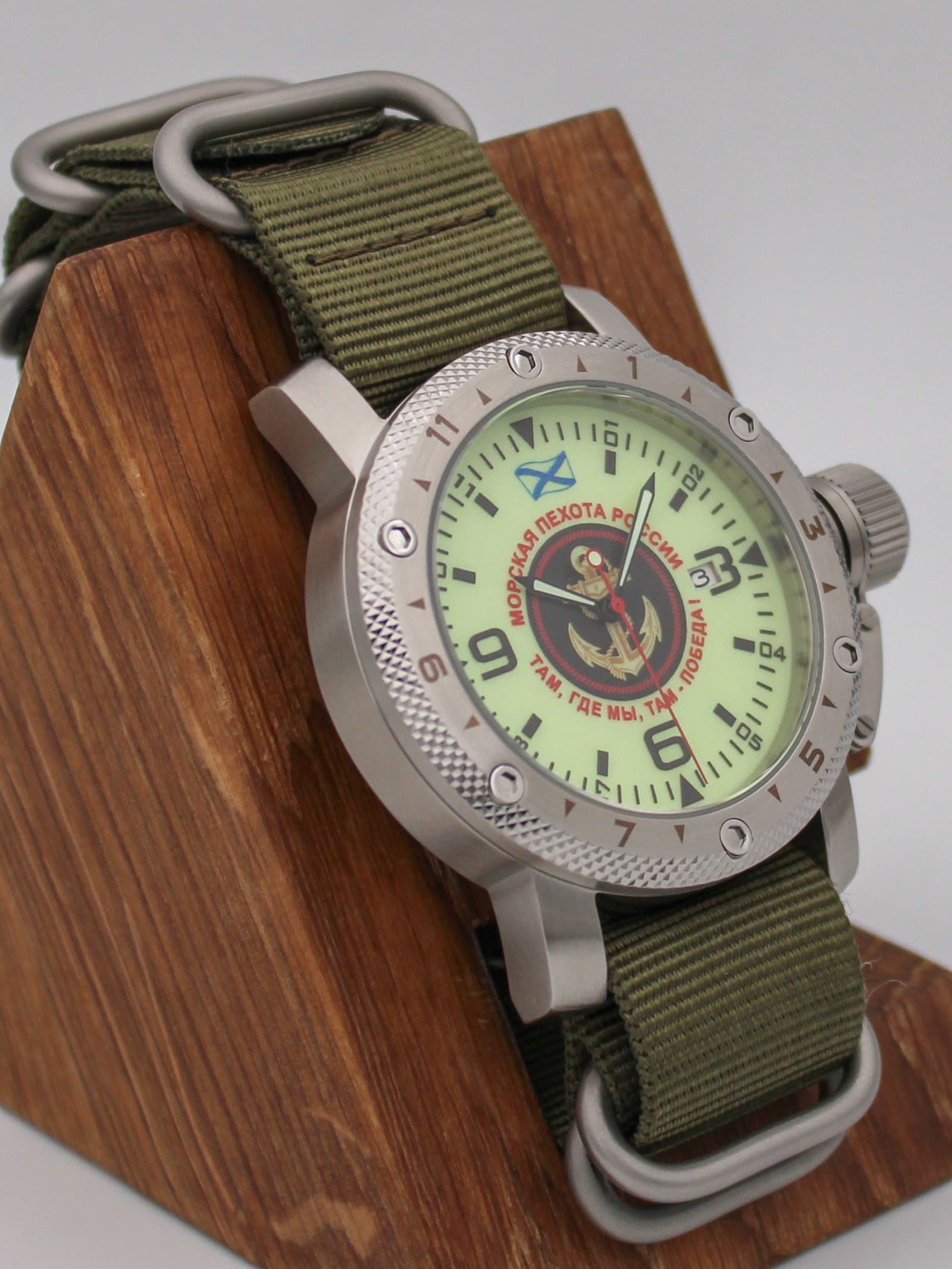 Часы Морская пехота механические с автоподзаводом (Seiko NH35A) 47.166.21