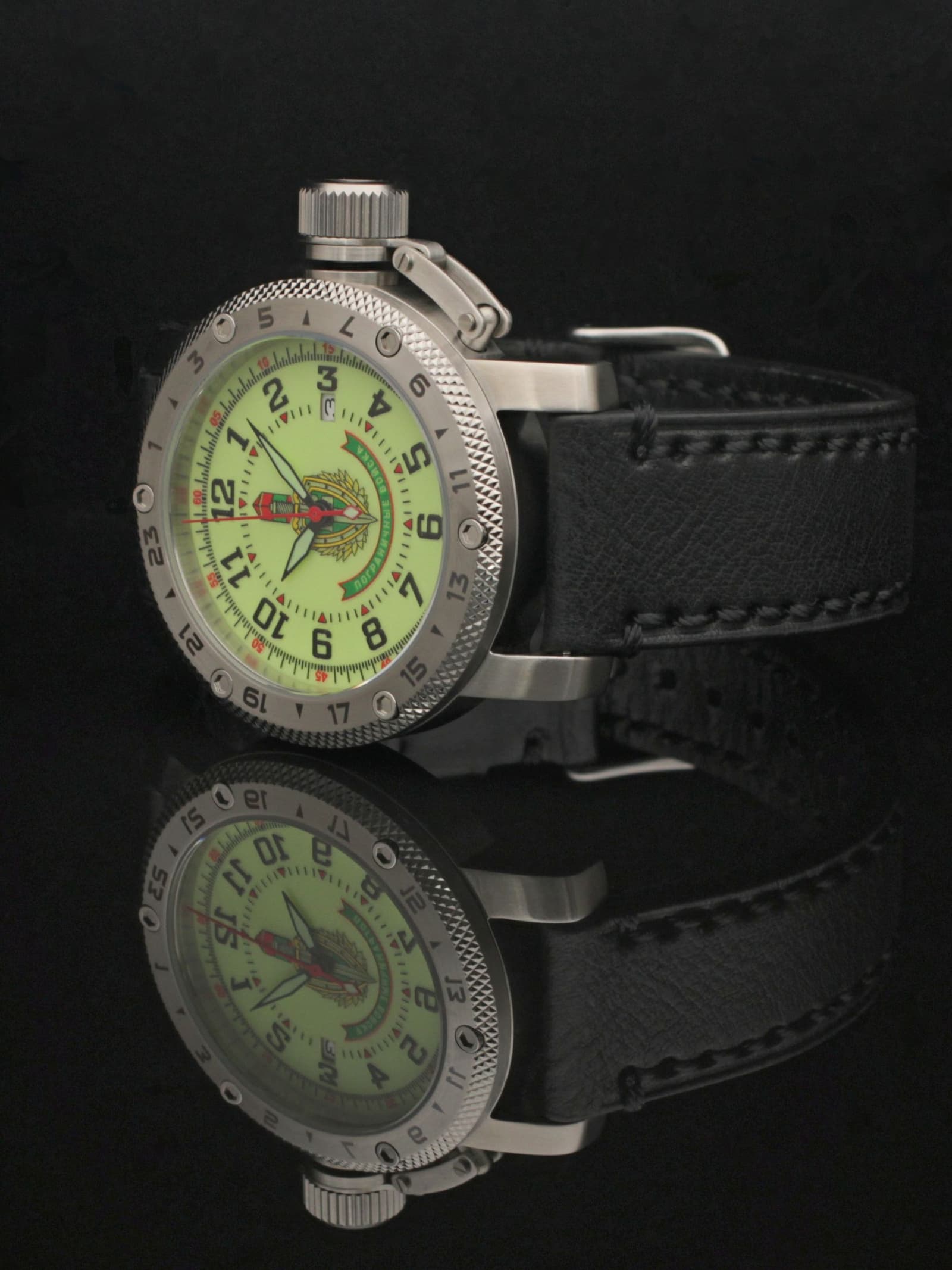 Часы Погранвойска механические с автоподзаводом (Seiko NH35A) 47.355.01