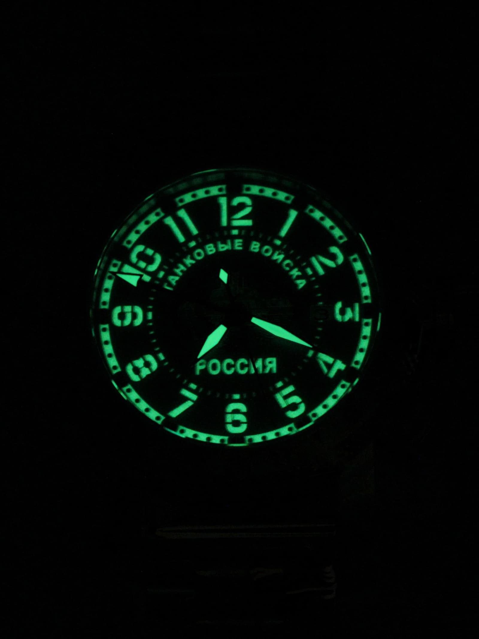 Часы Танковые войска механические с автоподзаводом (Seiko NH34A) 47.270.21