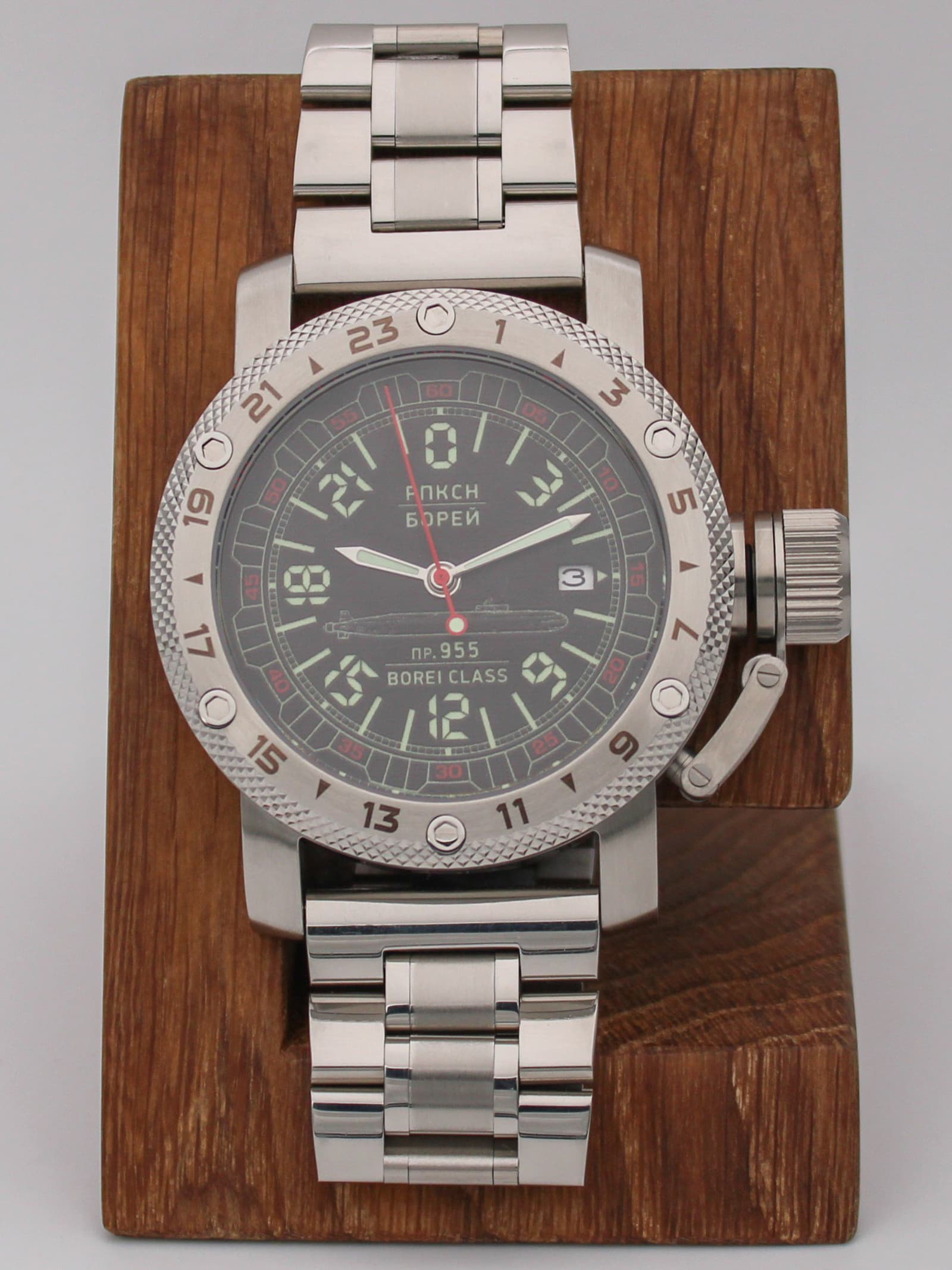 Часы РПКСН 955 Борей (Borei class) механические с автоподзаводом (Seiko NH34A) 47.191.2