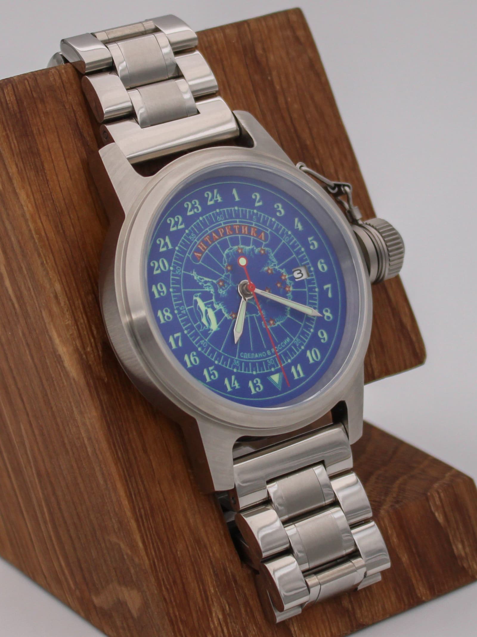 Часы Полярные / Антарктика механические с автоподзаводом (Seiko NH34A) 45.142.2
