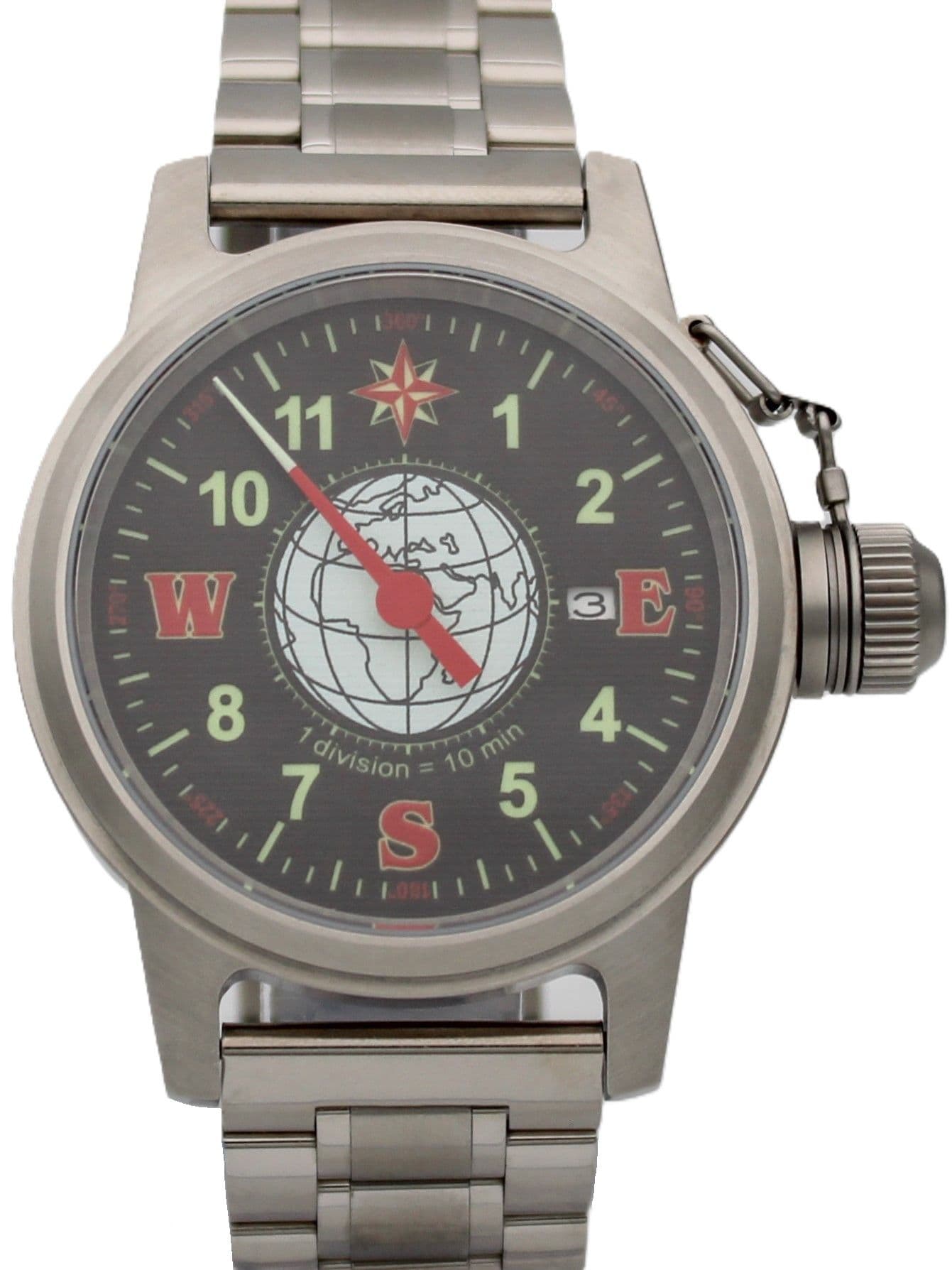 Часы Компас однострелочные механические с автоподзаводом (Seiko NH35A) 45.185.2