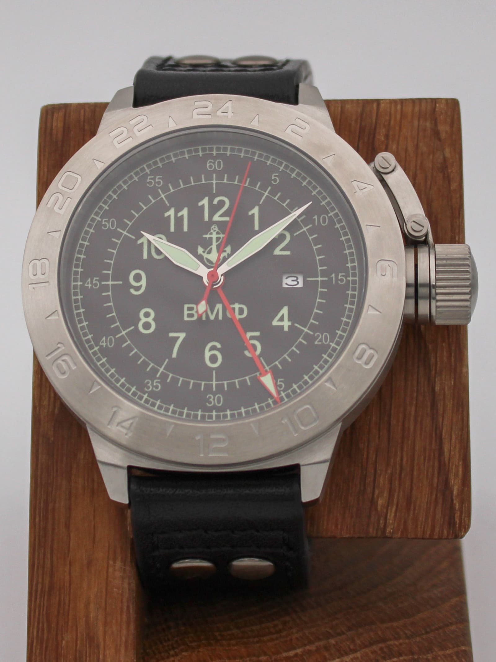 Часы ВМФ механические с автоподзаводом (Seiko NH34A) 52.321.01