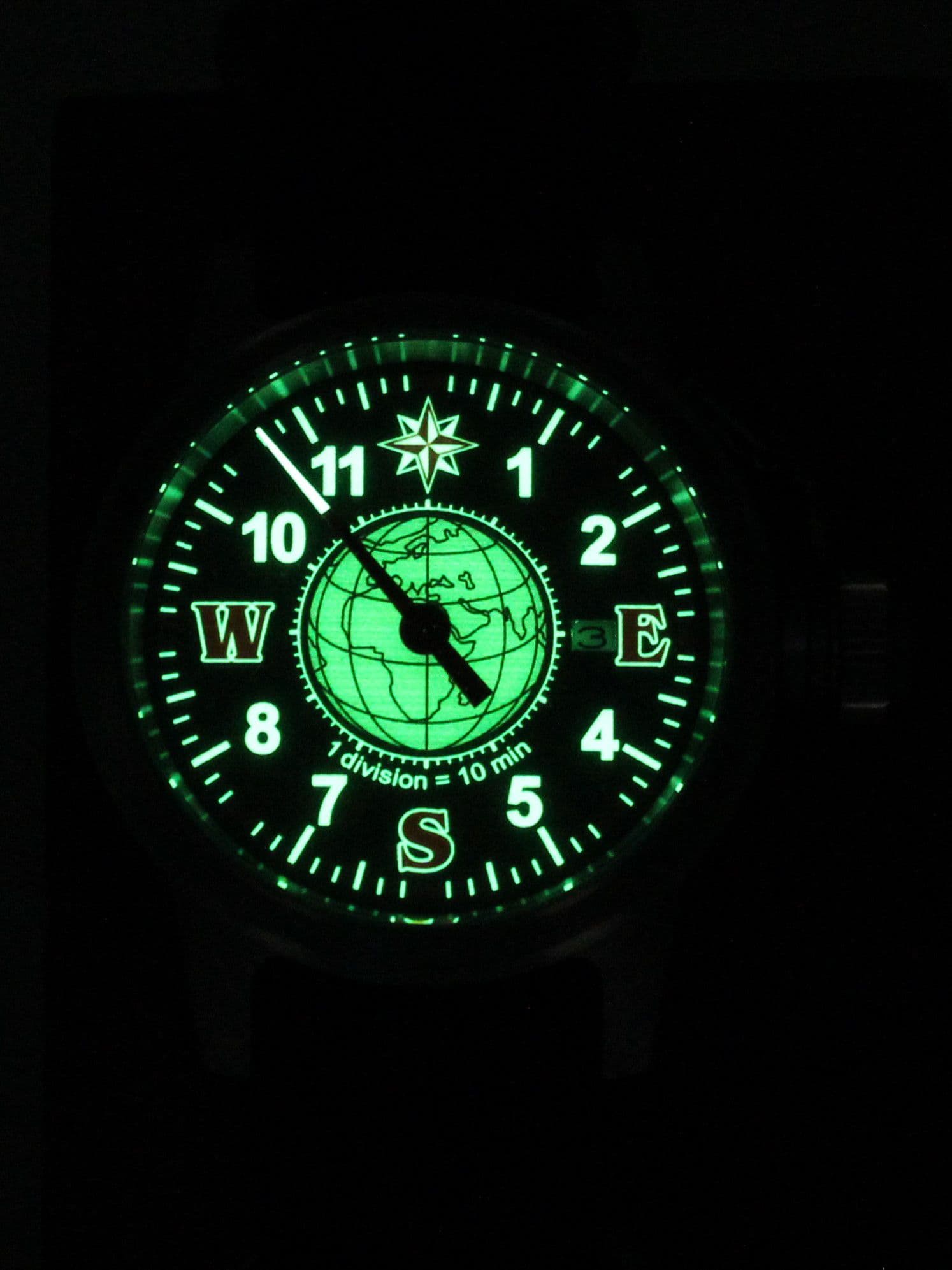 Часы Компас однострелочные механические с автоподзаводом (Seiko NH35A) 45.185.01