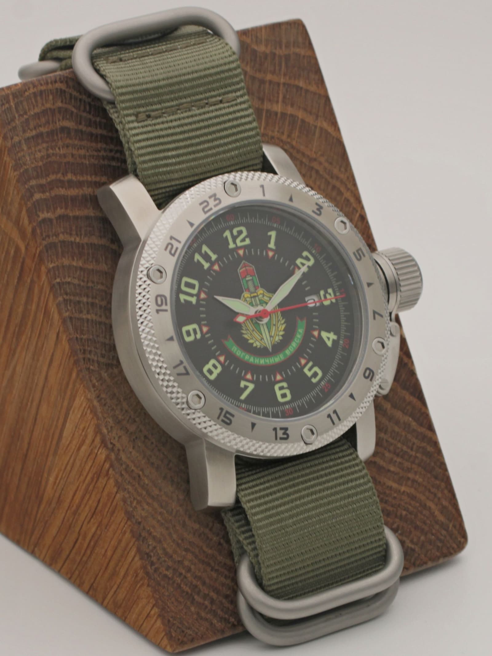 Часы Погранвойска механические с автоподзаводом (Seiko NH35A) 47.356.21