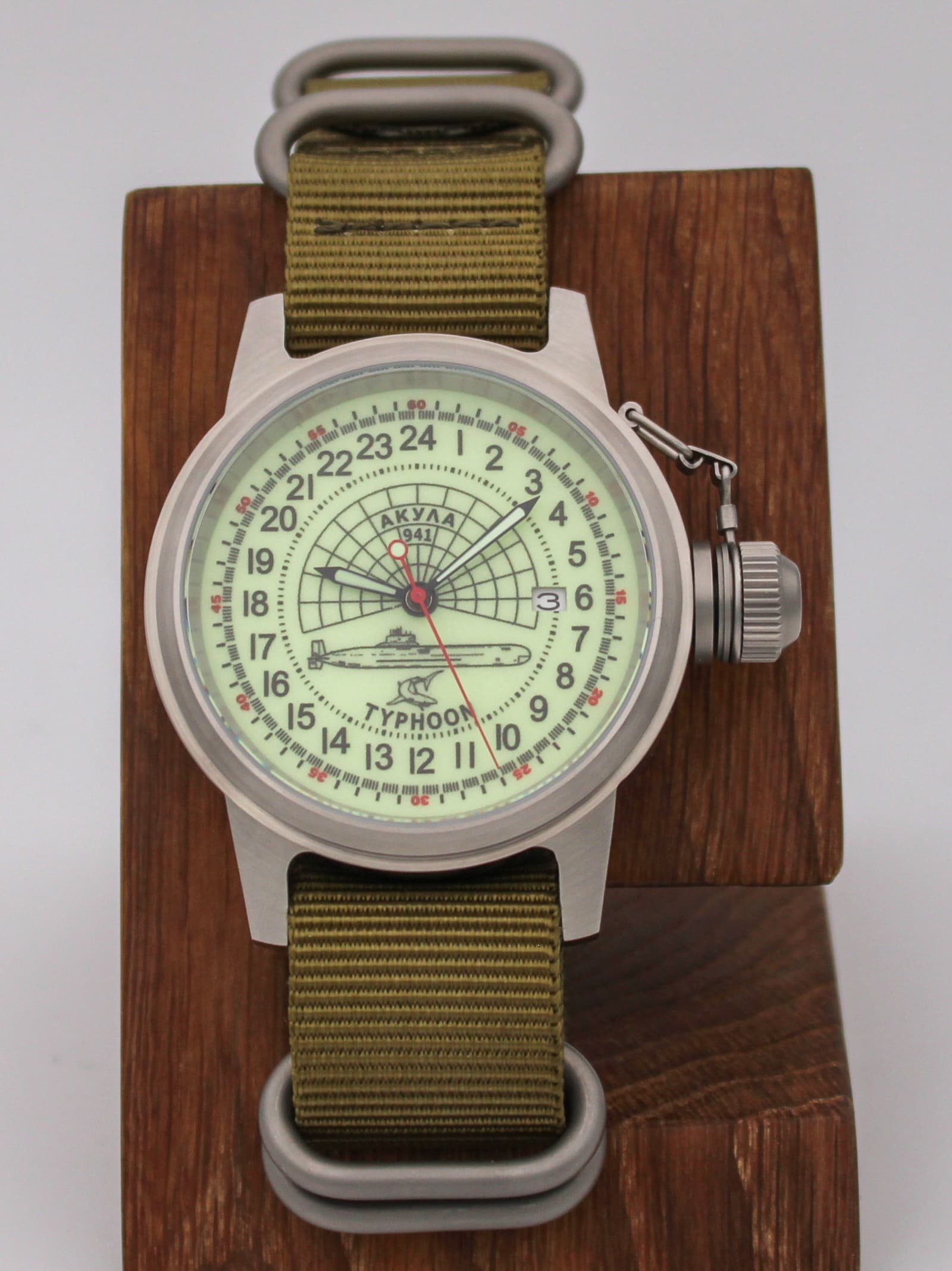 Часы 941 / Акула (Typhoon) механические с автоподзаводом (Seiko NH34A) 45.147.21