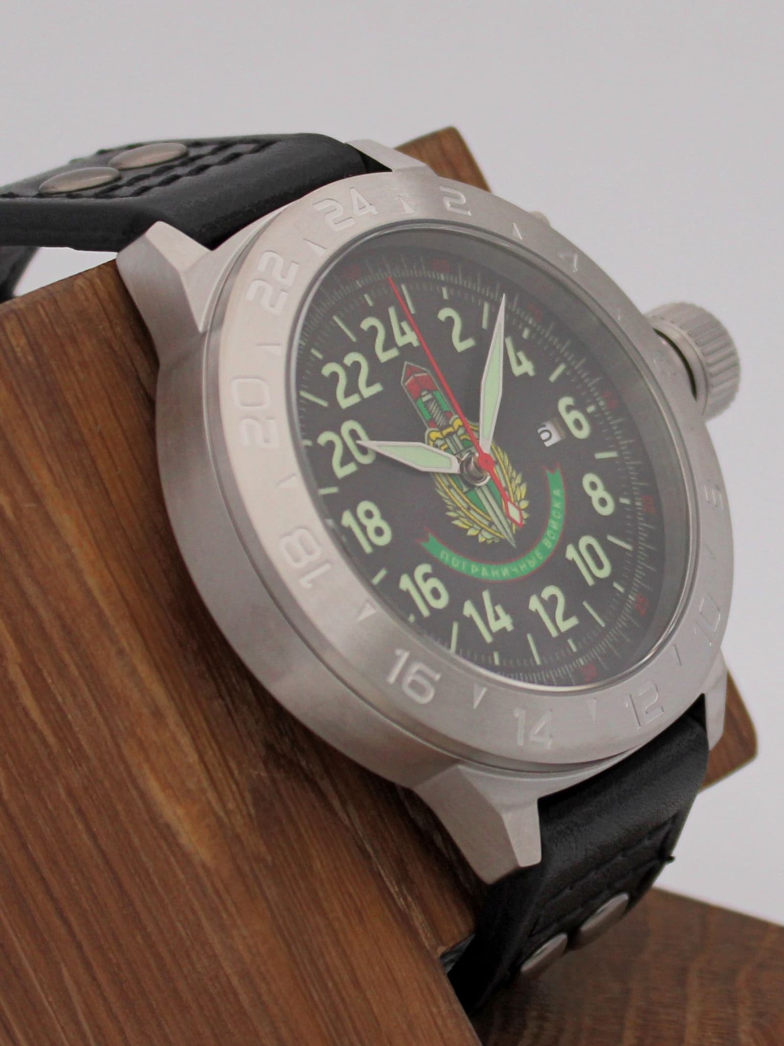 Часы Погранвойска механические с автоподзаводом (Seiko NH34A) 52.174.01