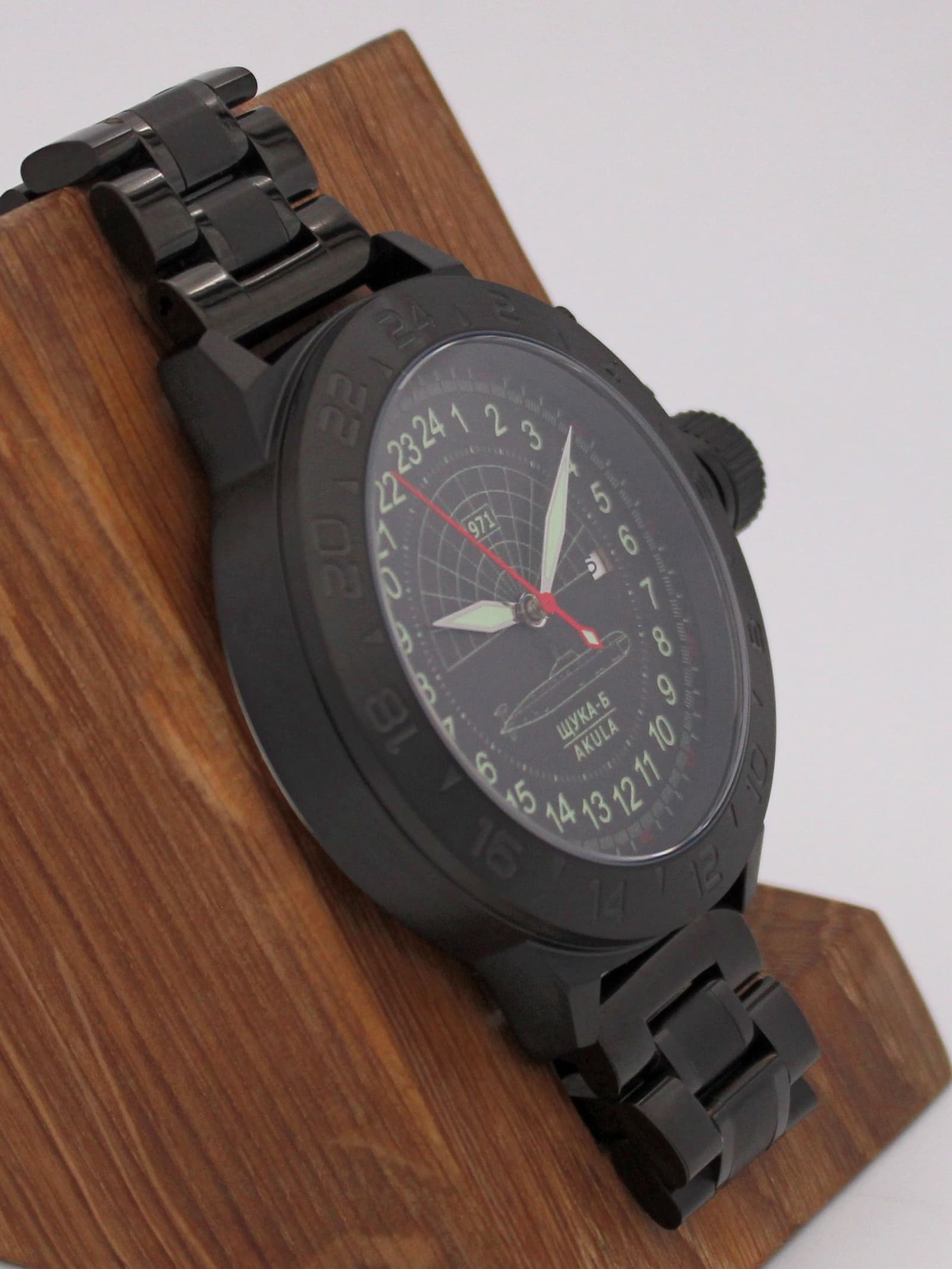 Часы 971 / Щука-Б (Akula) механические с автоподзаводом (Seiko NH34A) 152.063.1