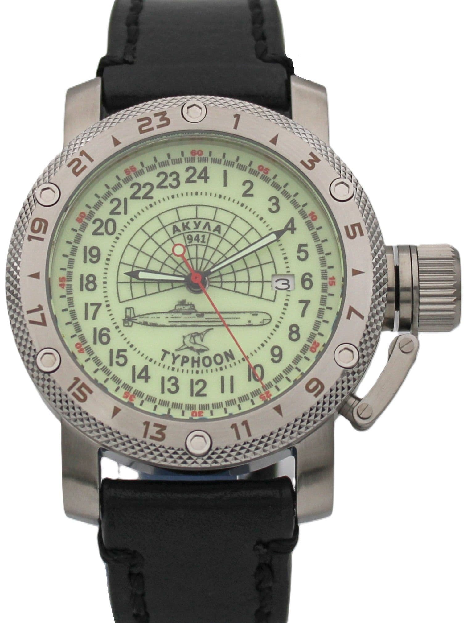 Часы 941 / Акула (Typhoon) механические с автоподзаводом (Seiko NH34A) 47.147.01