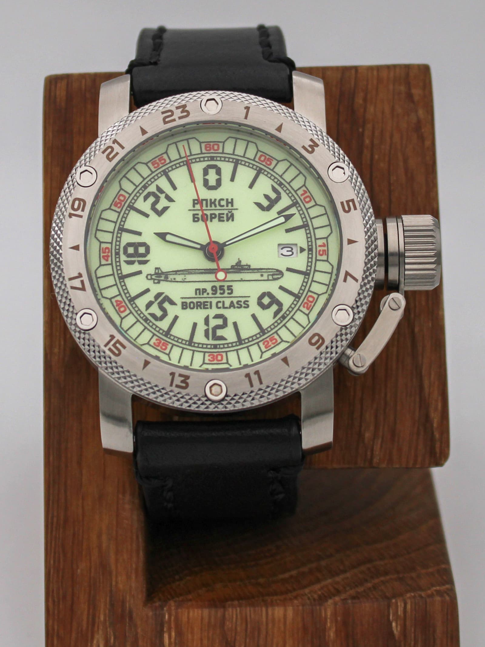 Часы РПКСН 955 Борей (Borei class) механические с автоподзаводом (Seiko NH34A) 47.190.01