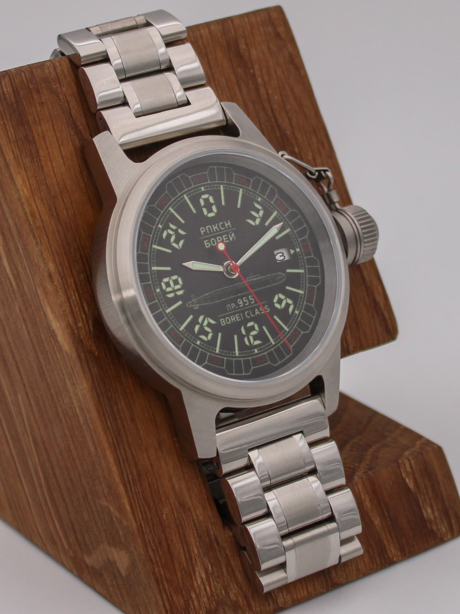 Часы РПКСН 955 Борей (Borei class) механические с автоподзаводом (Seiko NH34A) 45.191.2