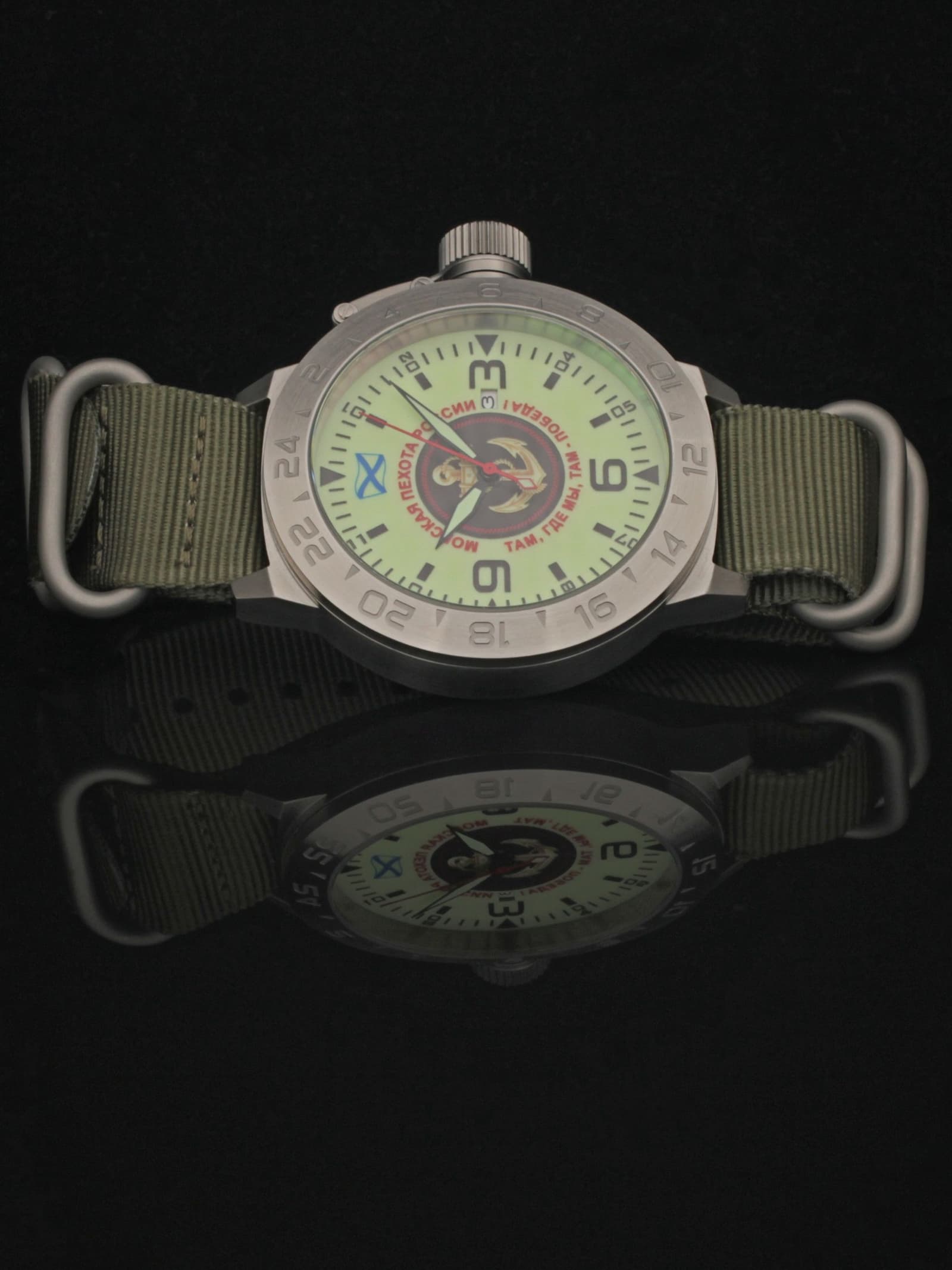 Часы Морская пехота механические с автоподзаводом (Seiko NH35A) 52.166.21