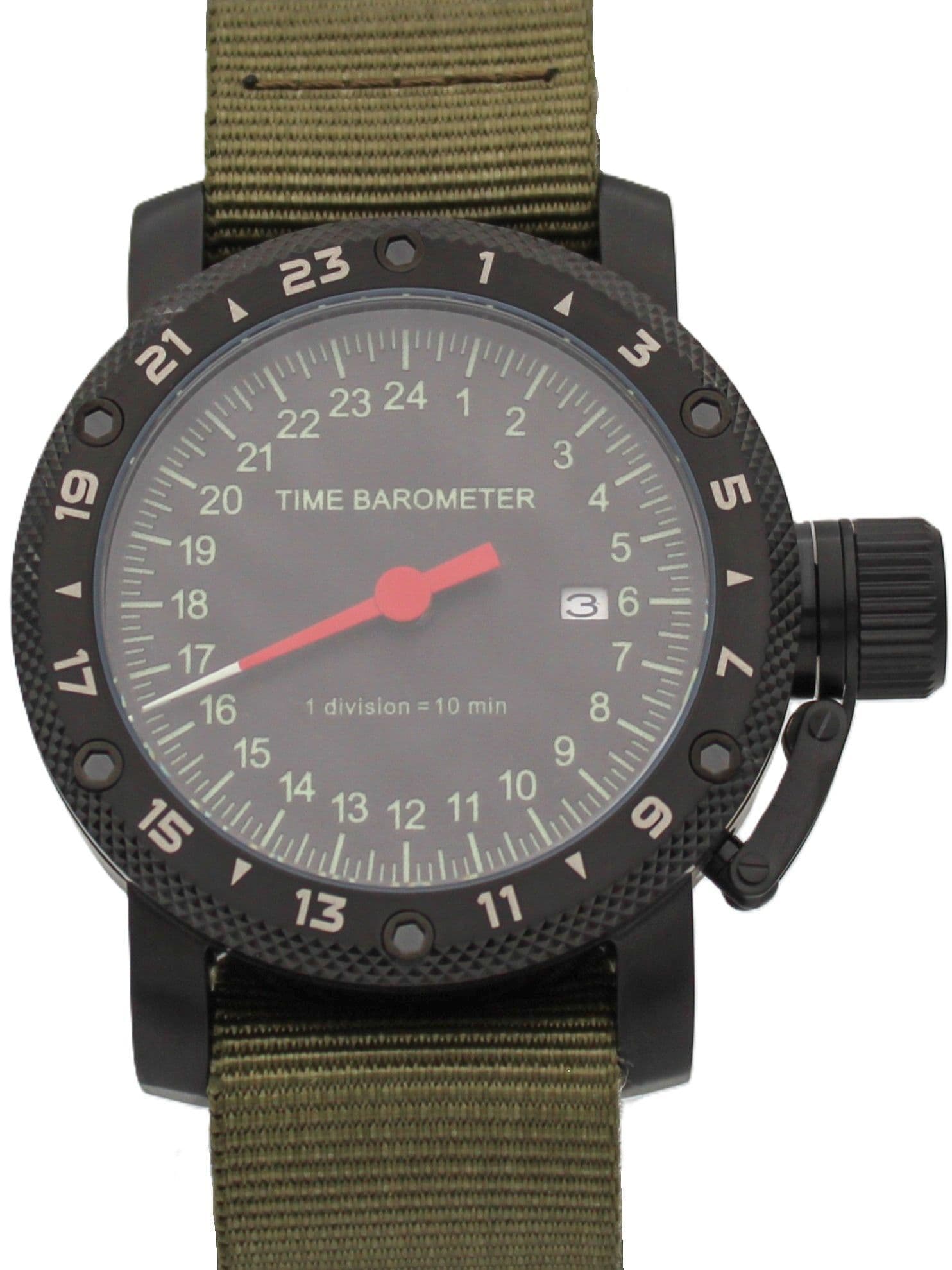 Часы Time Barometer однострелочные механические с автоподзаводом (Seiko NH34A) 147.601.21