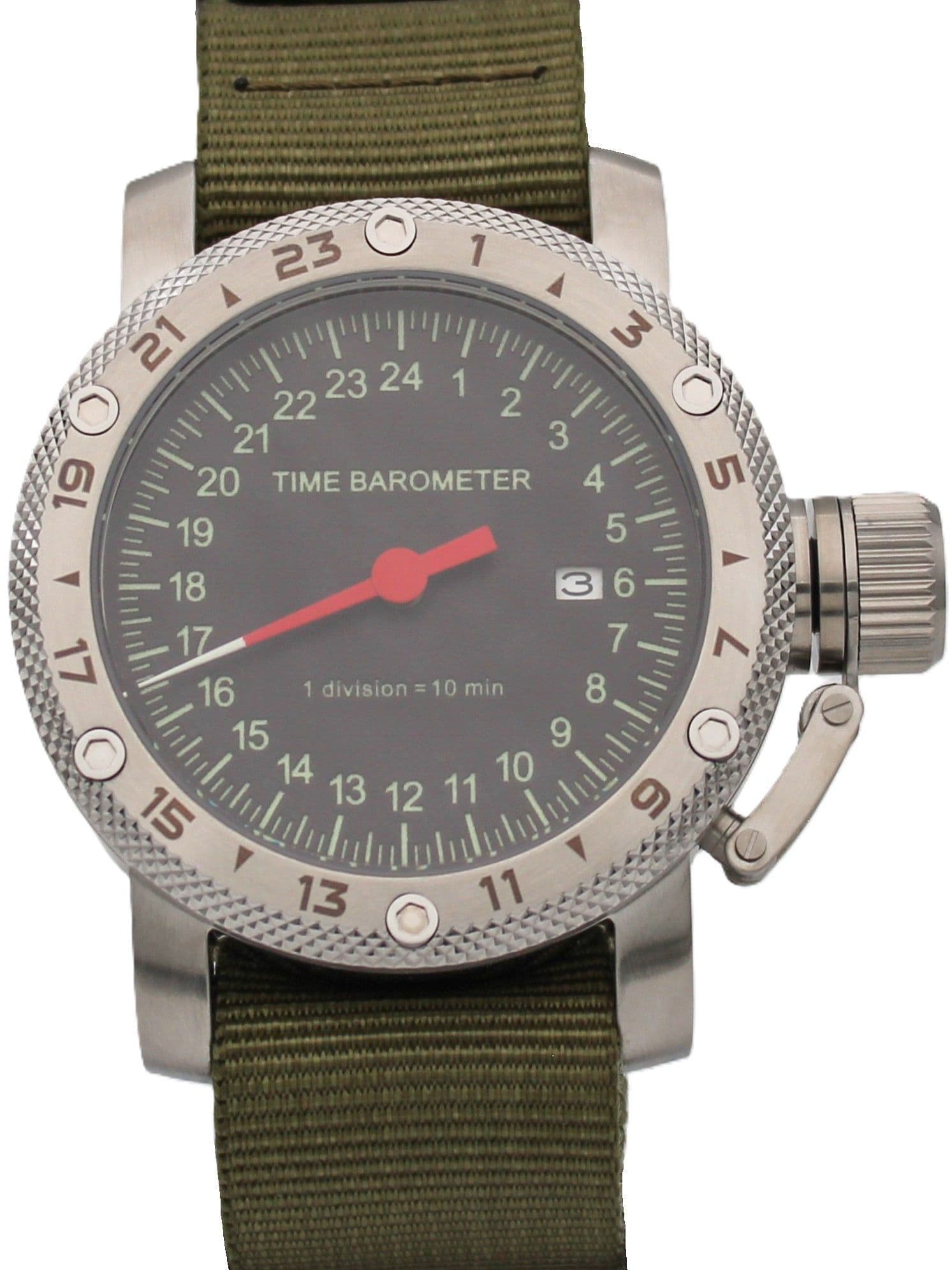 Часы Time Barometer однострелочные механические с автоподзаводом (Seiko NH34A) 47.601.21