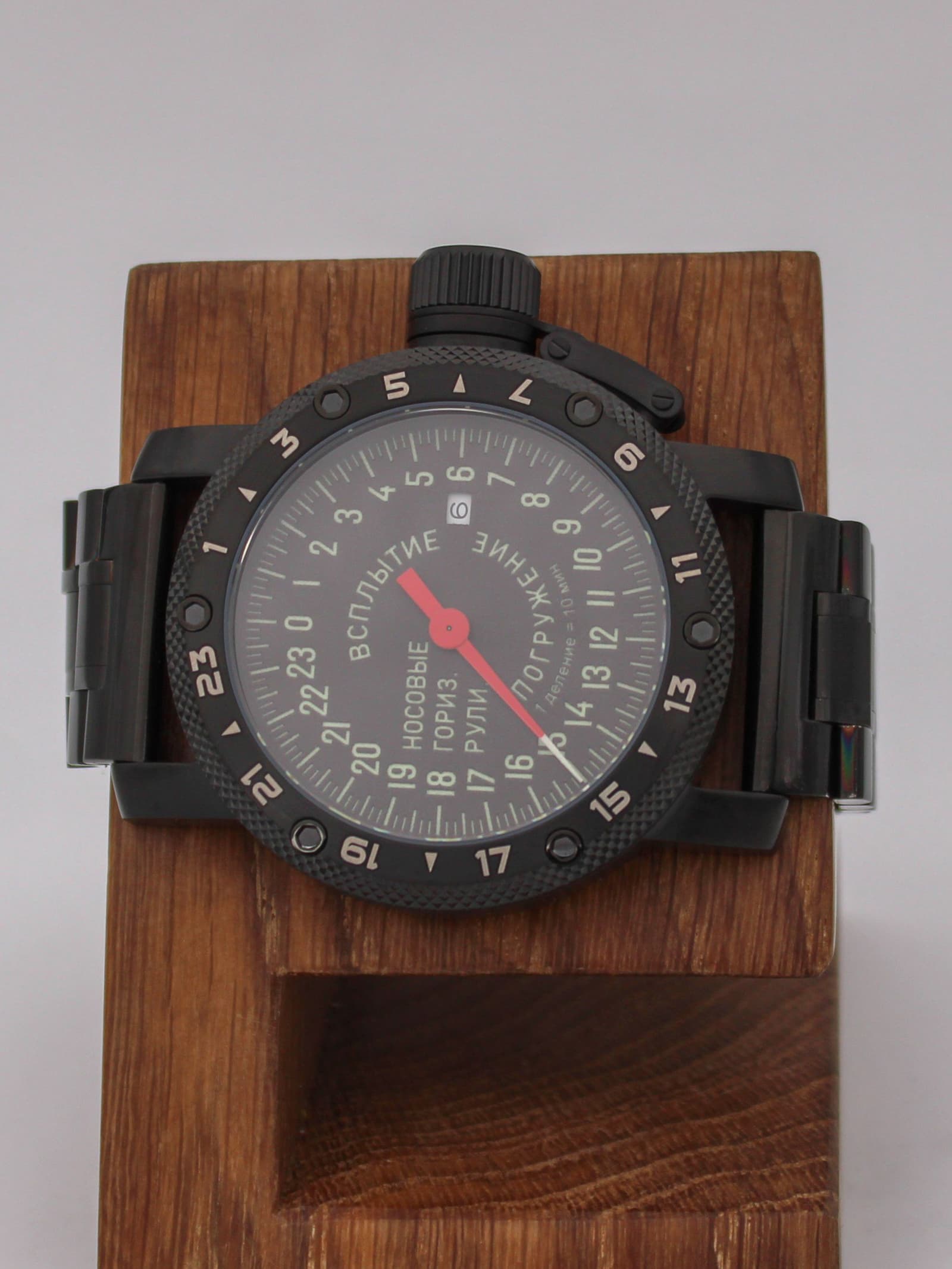 Часы Погружение / Всплытие однострелочные механические с автоподзаводом (Seiko NH34A) 147.182.1