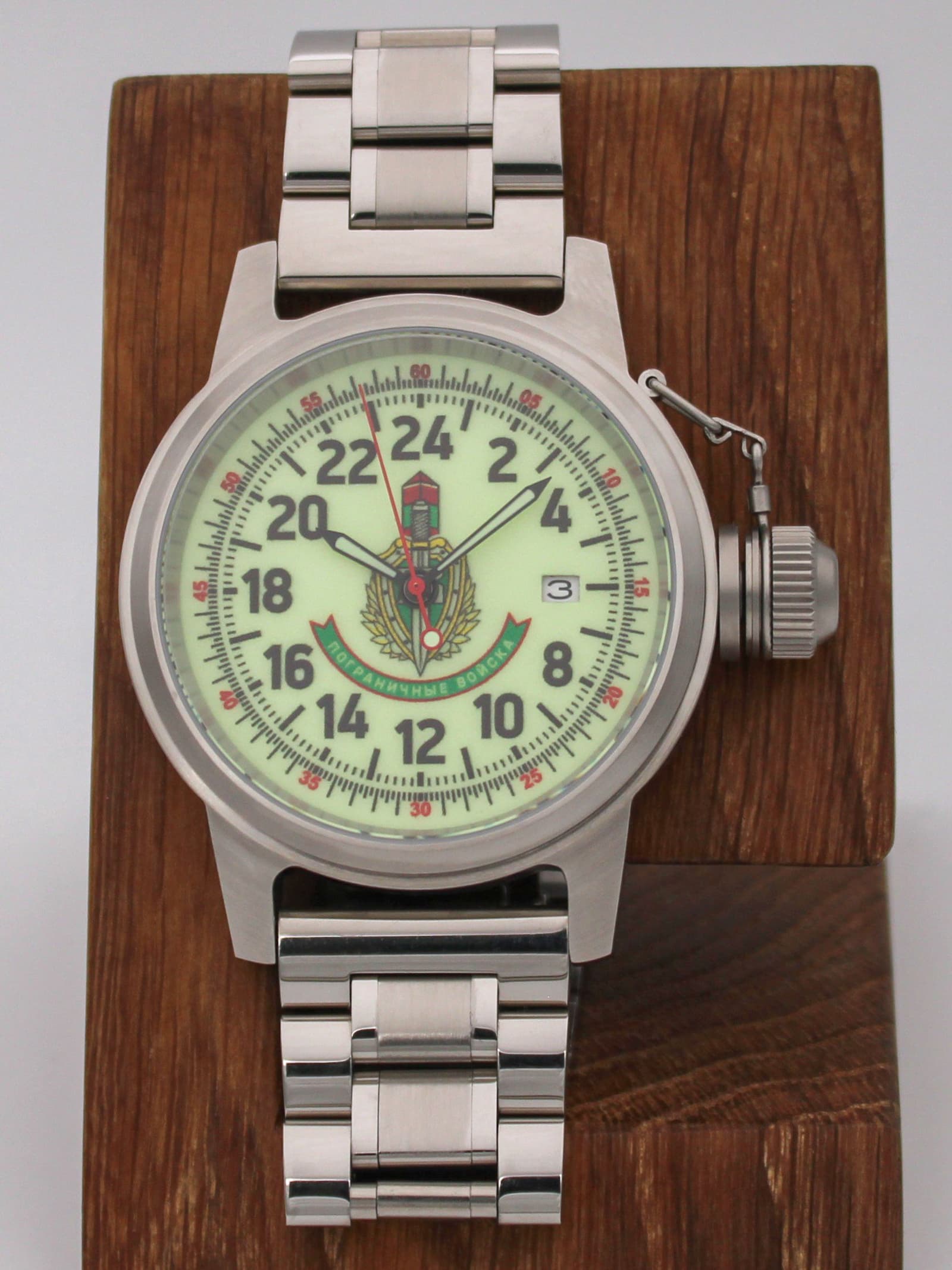 Часы Погранвойска механические с автоподзаводом (Seiko NH34A) 45.173.2
