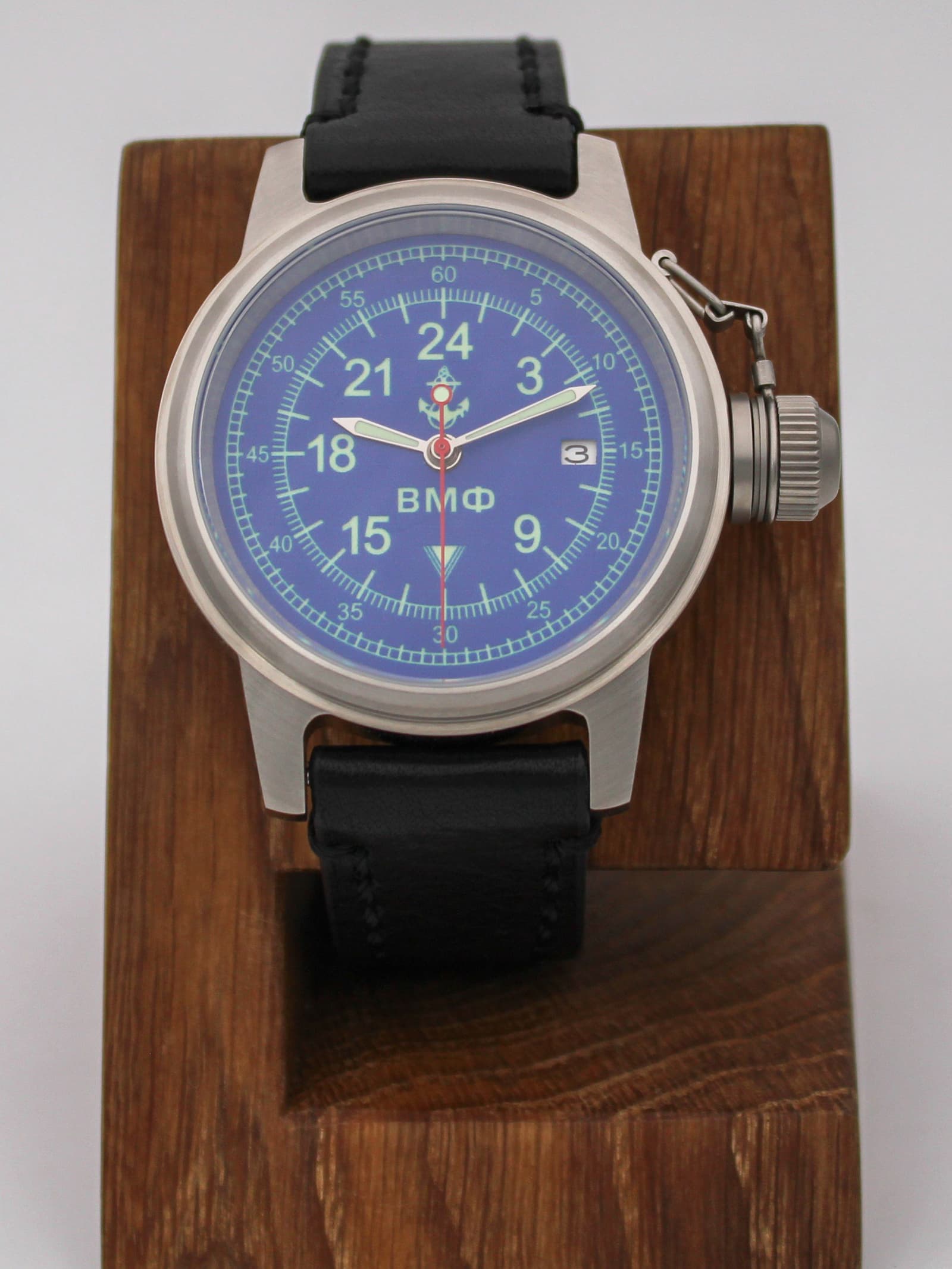 Часы ВМФ механические с автоподзаводом (Seiko NH34A) 45.070.01