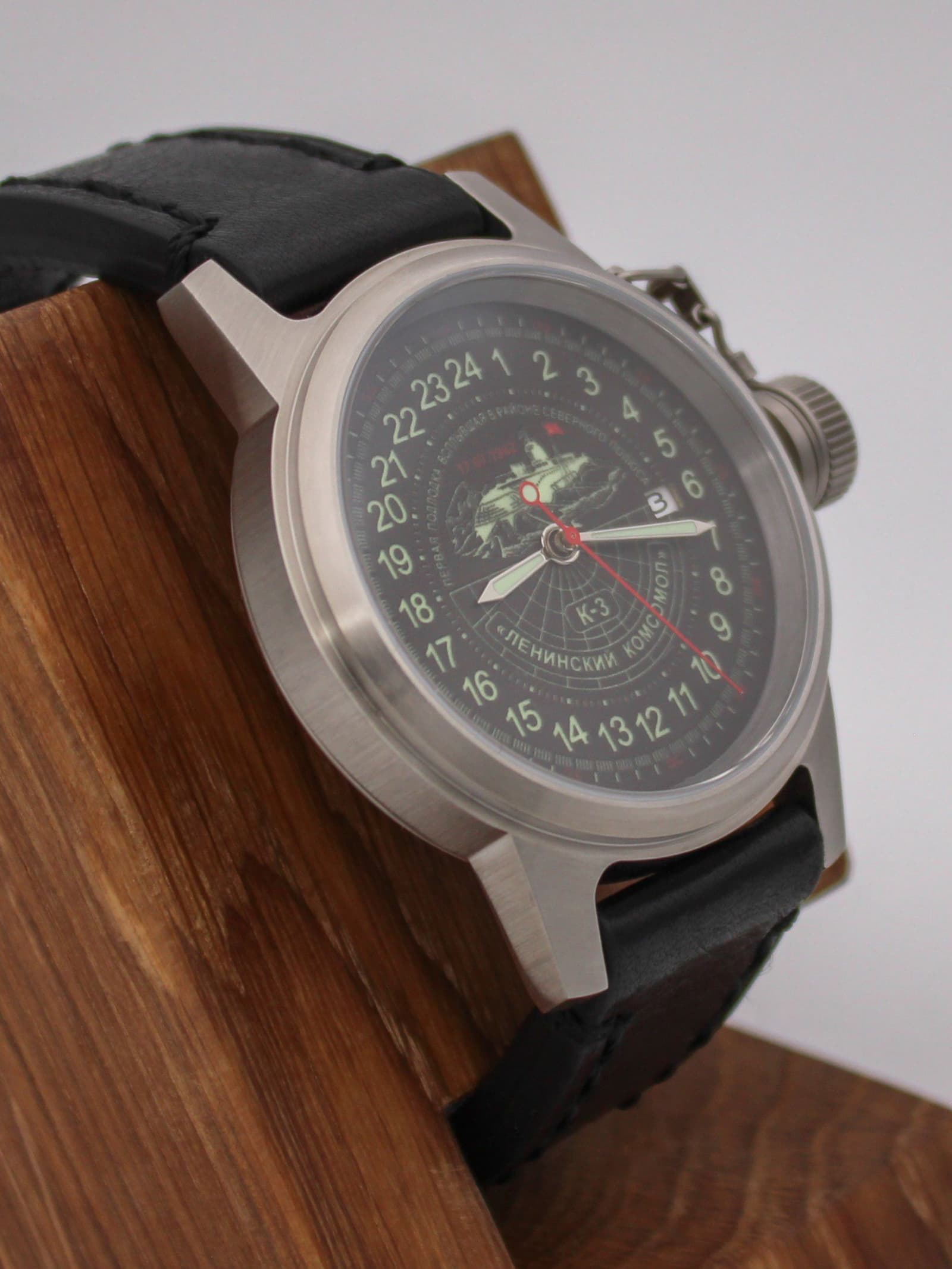 Часы К-3 "Ленинский комсомол" механические с автоподзаводом (Seiko NH34A) 45.152.01