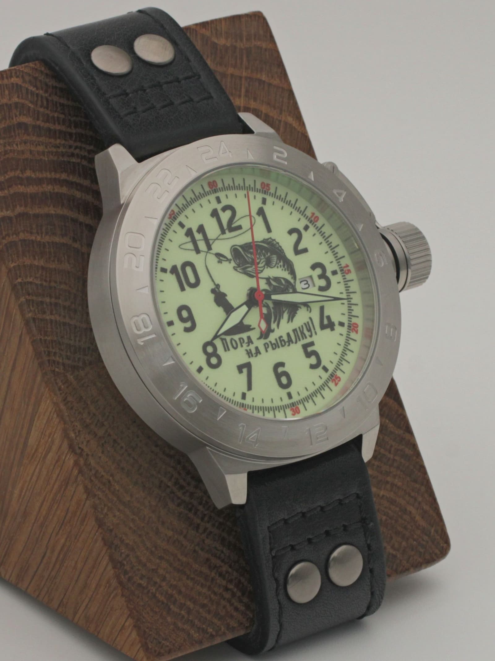 Часы "Пора на рыбалку!" механические с автоподзаводом (Seiko NH35A) 52.175.01