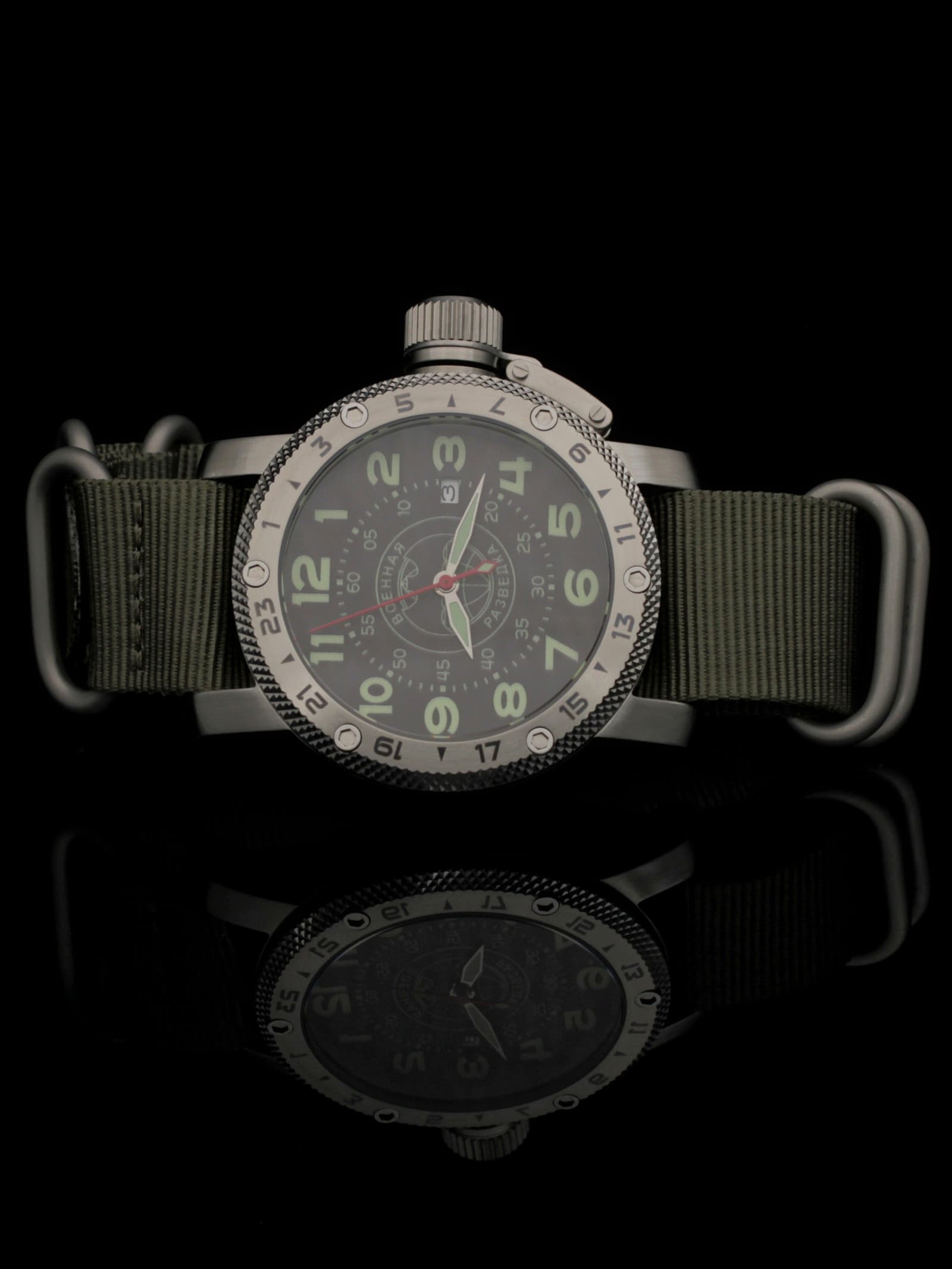 Часы Военная разведка механические с автоподзаводом (Seiko NH35A) 47.169.21