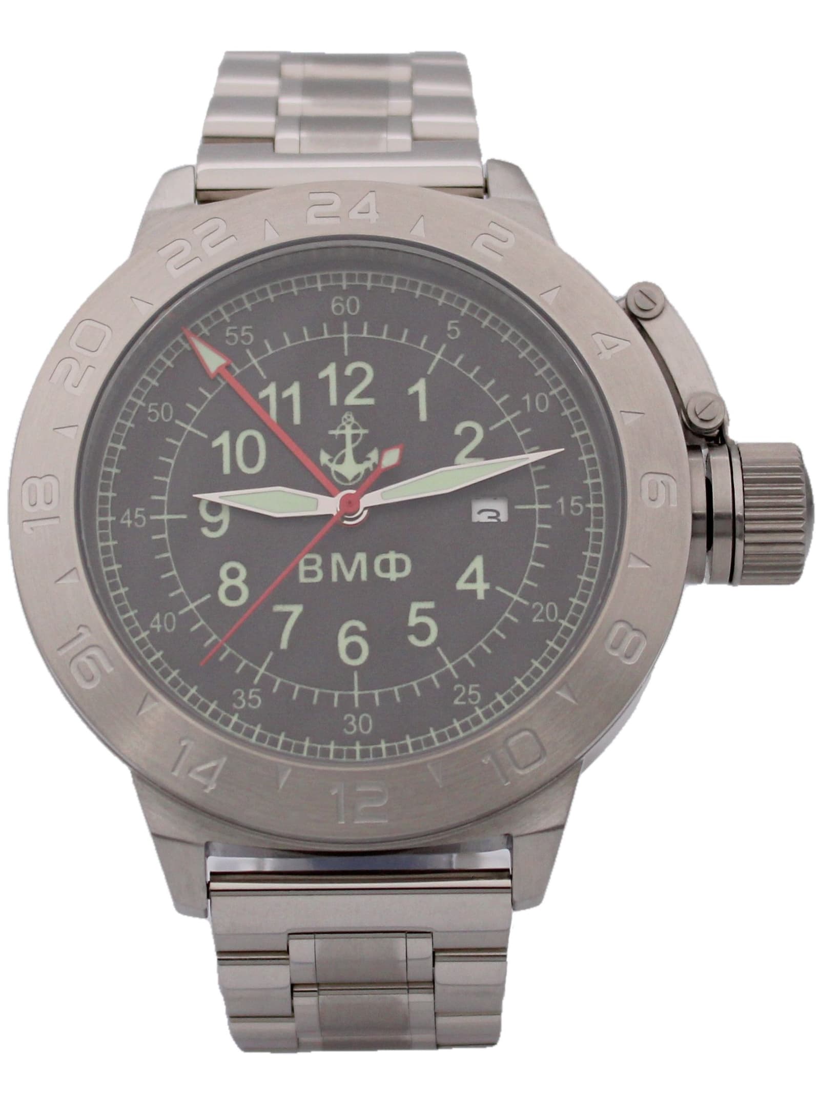Часы ВМФ механические с автоподзаводом (Seiko NH34A) 52.321.2