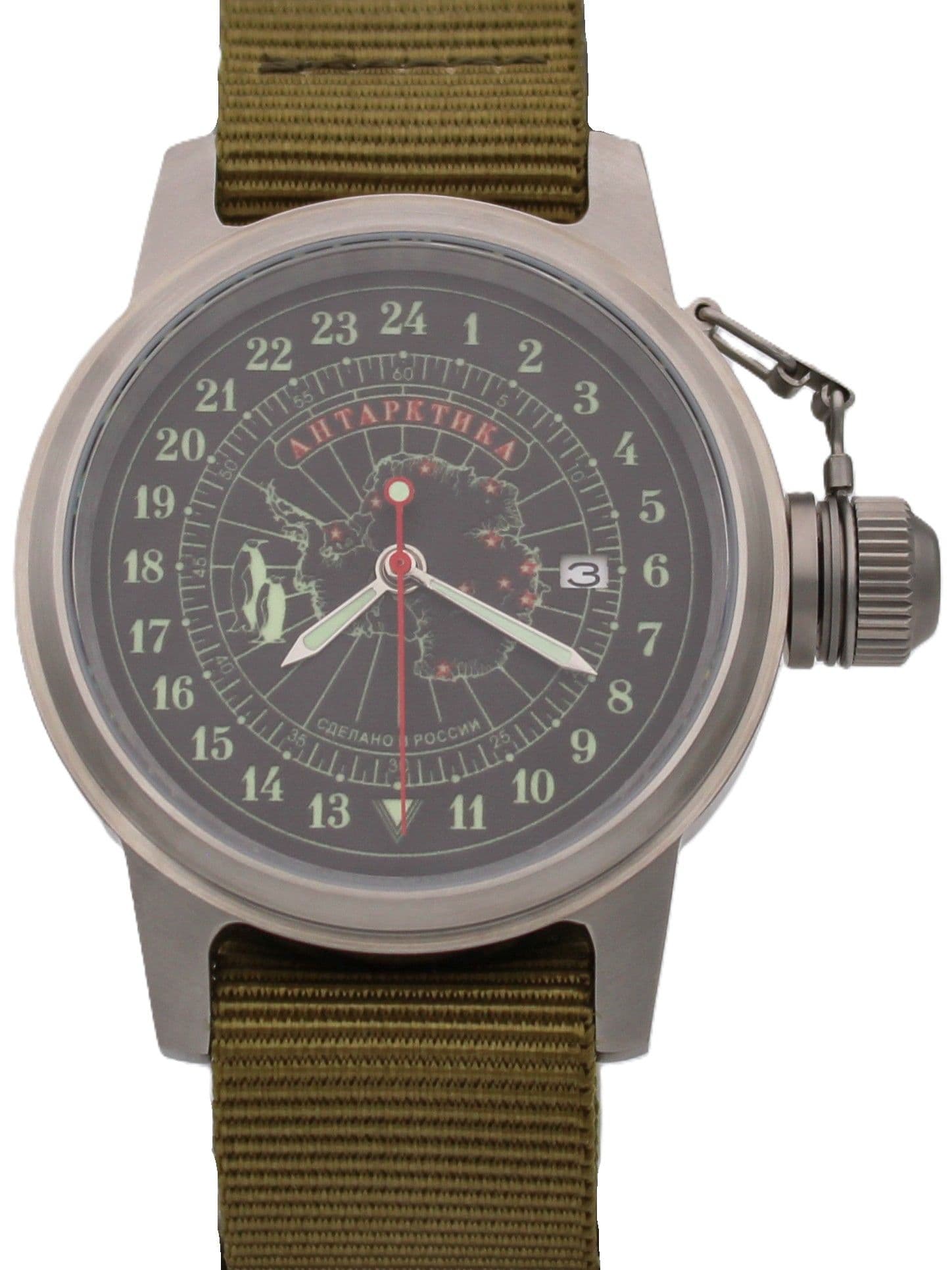 Часы Полярные / Антарктика механические с автоподзаводом (Seiko NH34A) 45.141.21