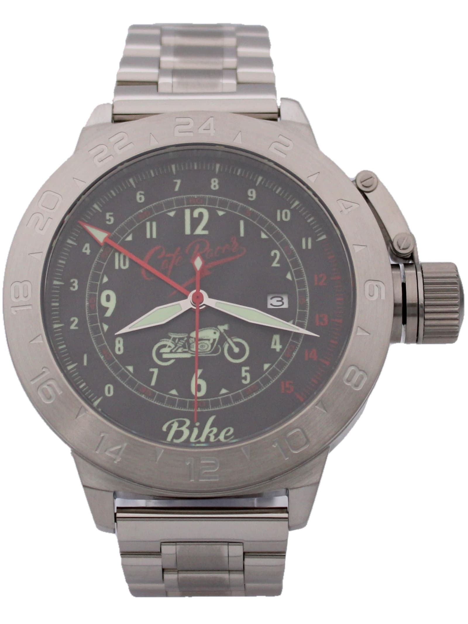 Часы Cafe Racer механические с автоподзаводом (Seiko NH34A) 52.360.2