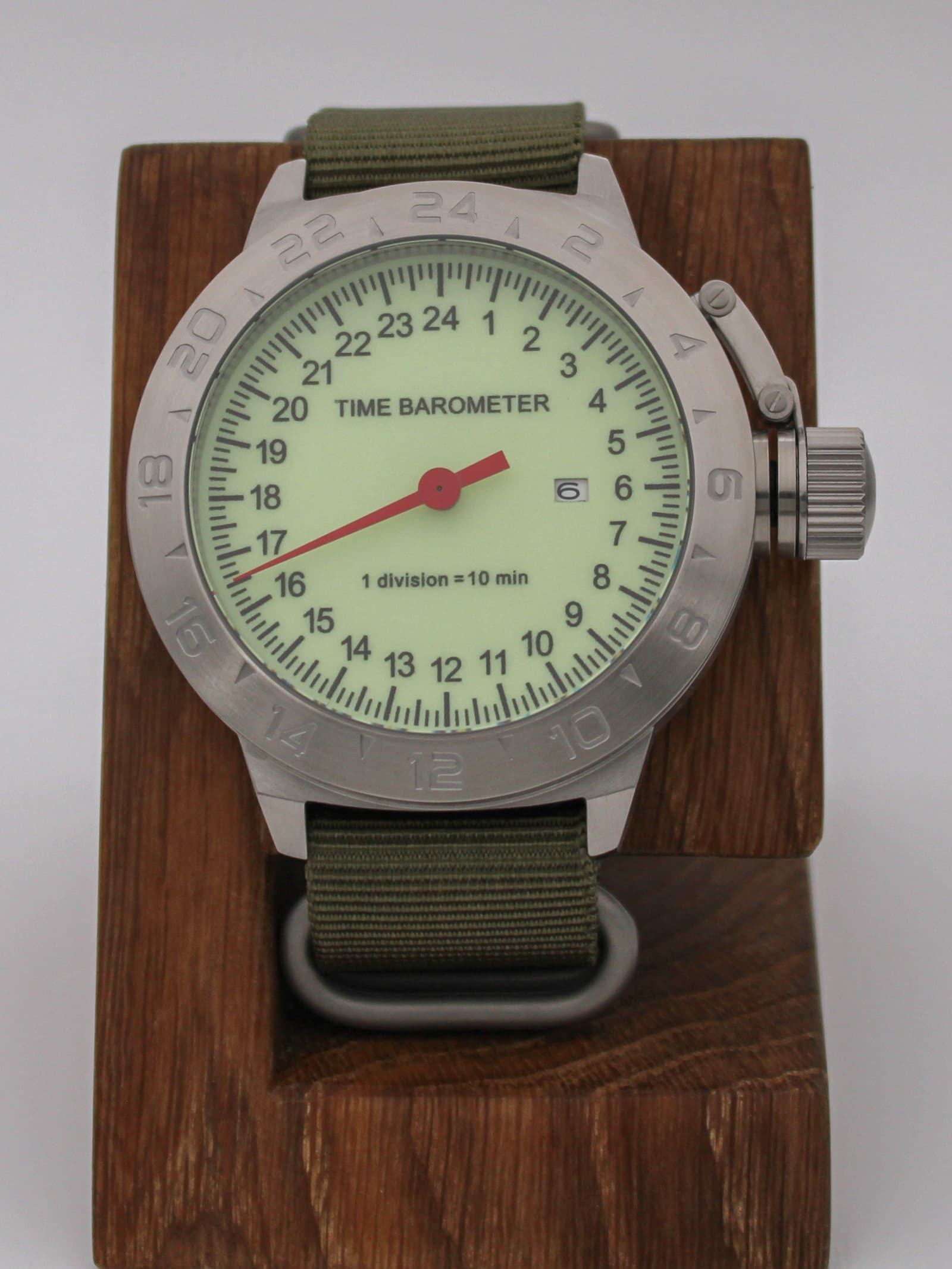 Часы Time Barometer однострелочные механические с автоподзаводом (Seiko NH34A) 52.600.21