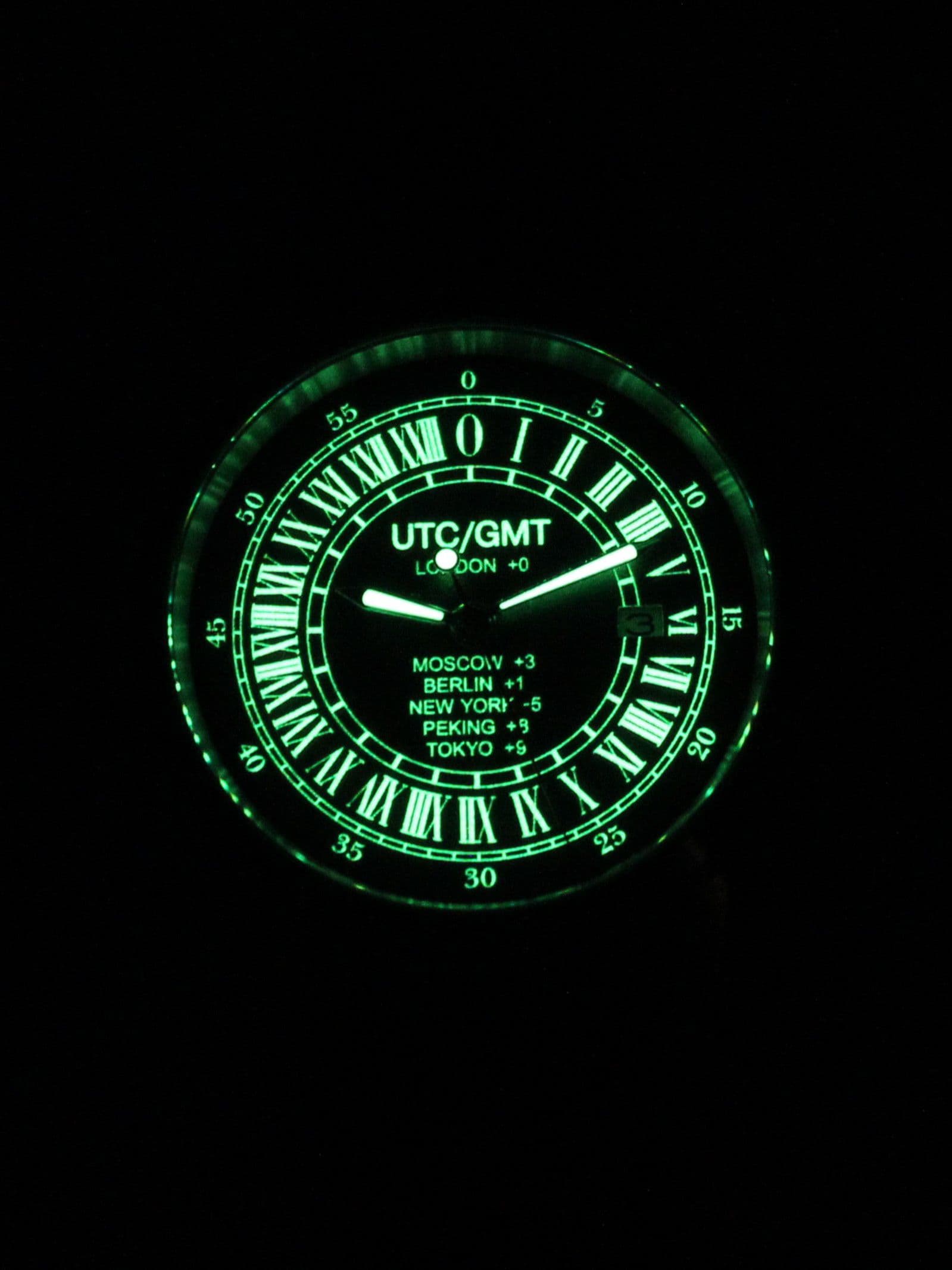 Часы Полярные UTC / GMT с автоподзаводом (Seiko NH34A) 45.230.2
