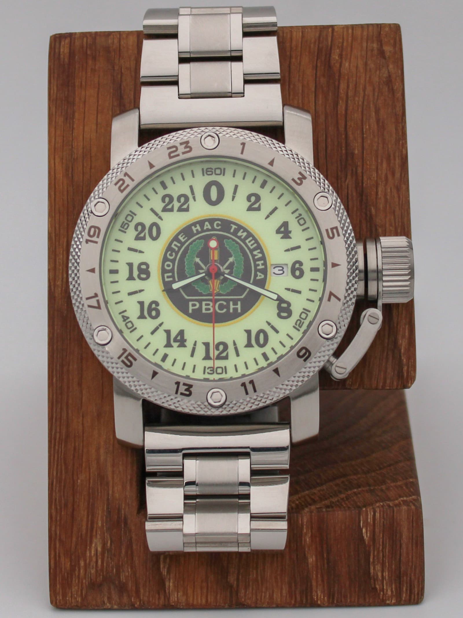 Часы РВСН механические с автоподзаводом (Seiko NH34A) 47.160.2