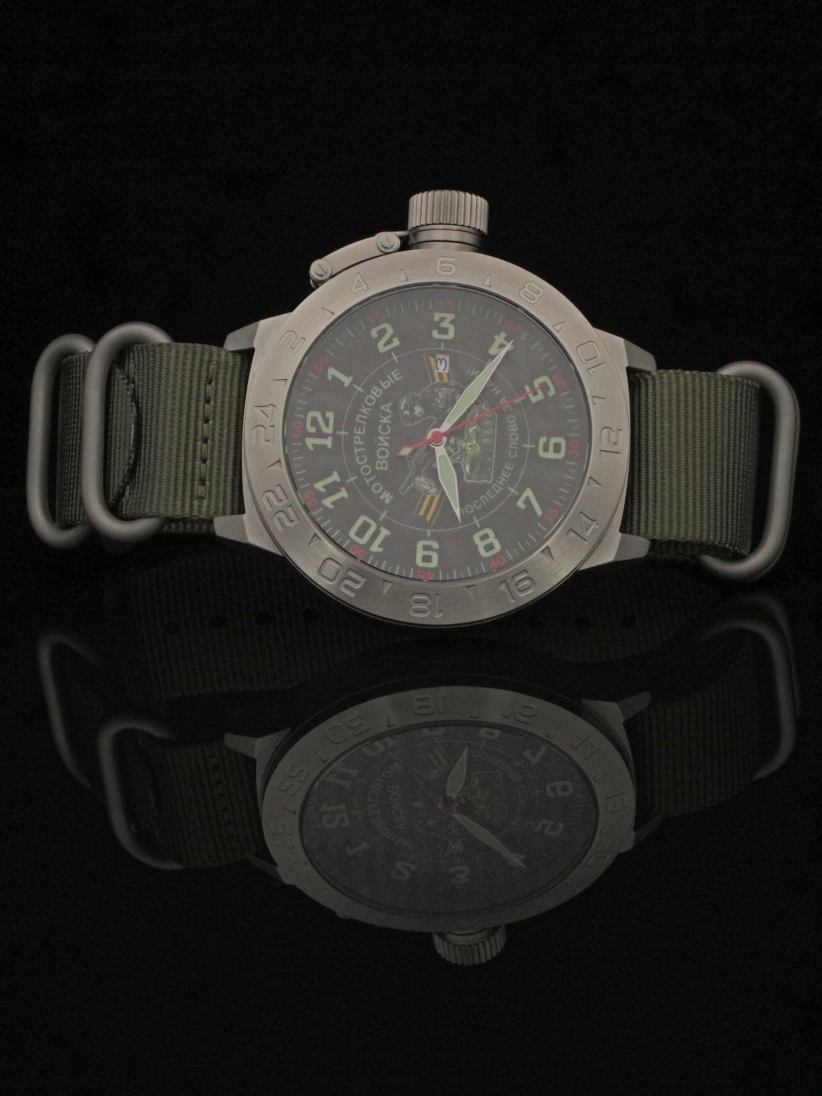 Часы Мотострелковые войска механические с автоподзаводом (Seiko NH35A) 52.286.21
