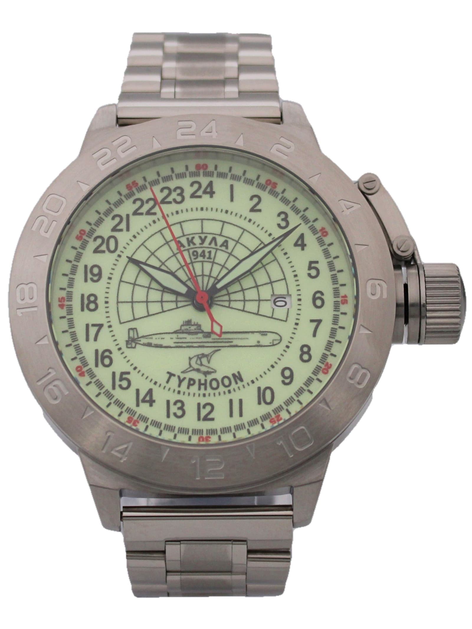Часы 941 / Акула (Typhoon) механические с автоподзаводом (Seiko NH34A) 52.147.2