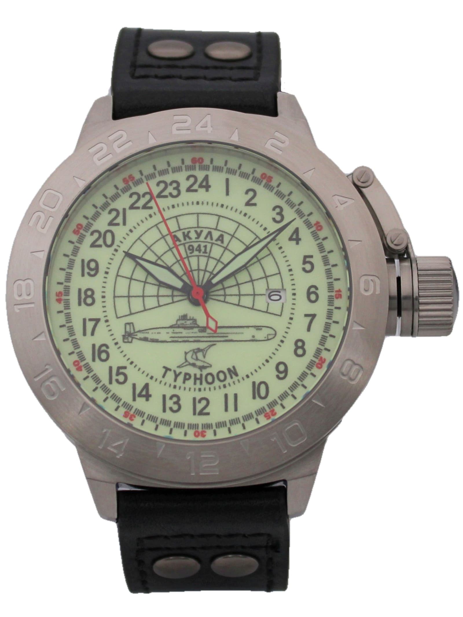 Часы 941 / Акула (Typhoon) механические с автоподзаводом (Seiko NH34A) 52.147.01