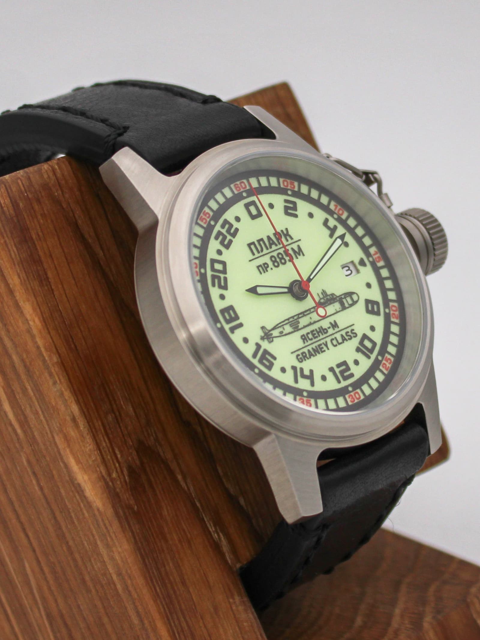 Часы ПЛАРК 885М Ясень-М (Graney class) механические с автоподзаводом (Seiko NH34A) 45.193.01