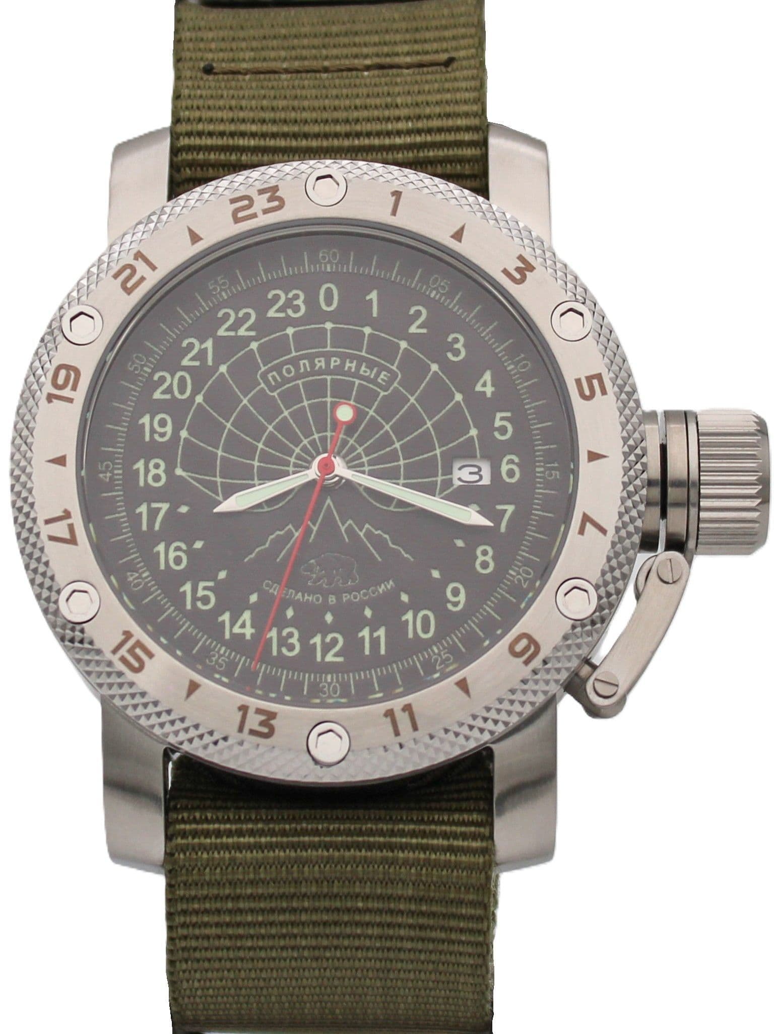 Часы Полярные механические с автоподзаводом (Seiko NH34A) 47.133.21