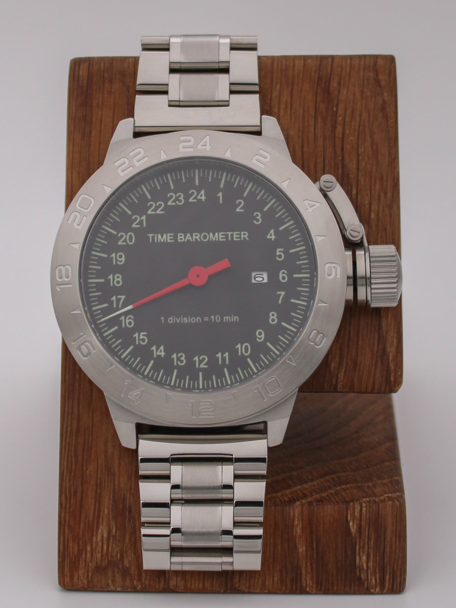 Часы Time Barometer однострелочные механические с автоподзаводом (Seiko NH34A) 52.601.2