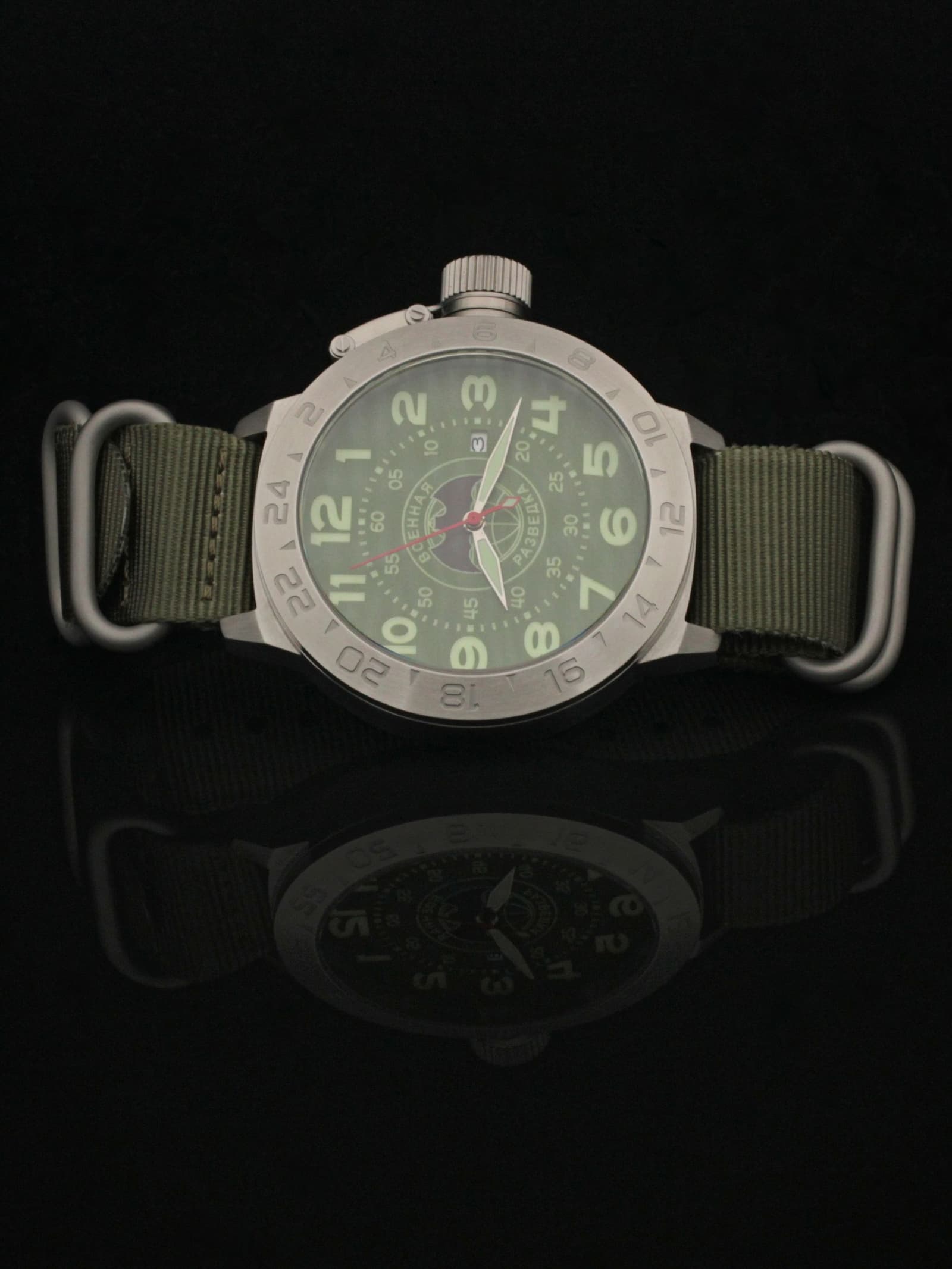 Часы Военная разведка механические с автоподзаводом (Seiko NH35A) 52.267.21