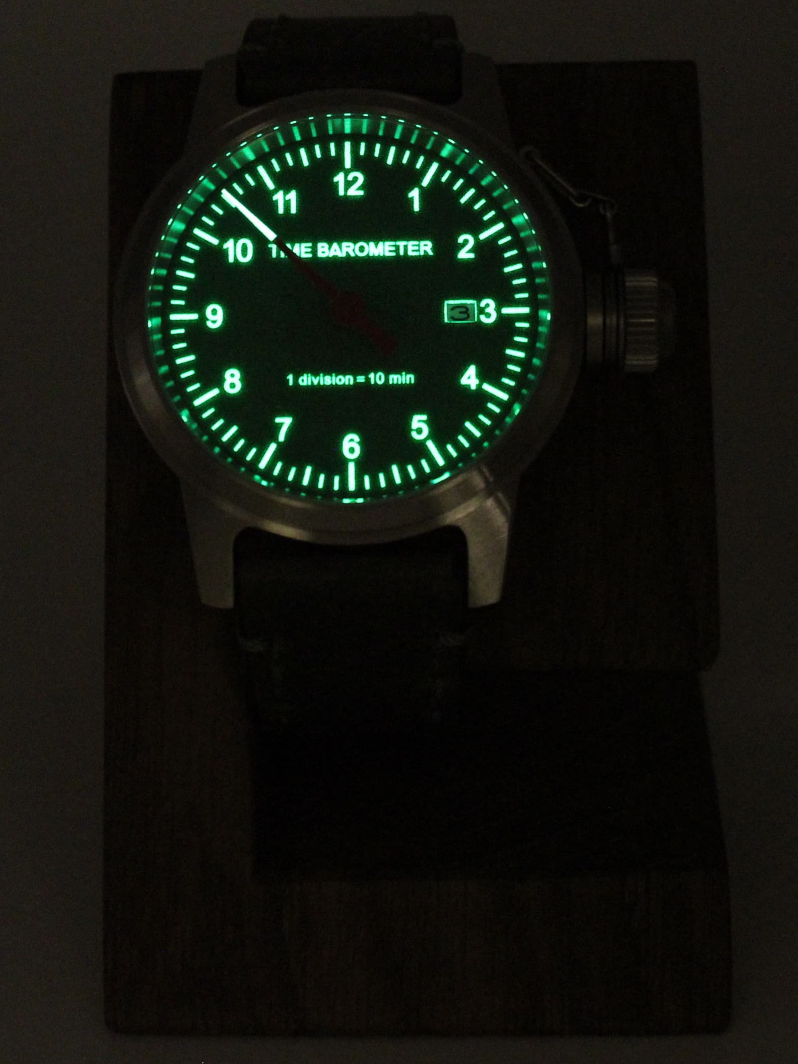 Часы Time Barometer однострелочные механические с автоподзаводом (Seiko NH35A) 45.180.021