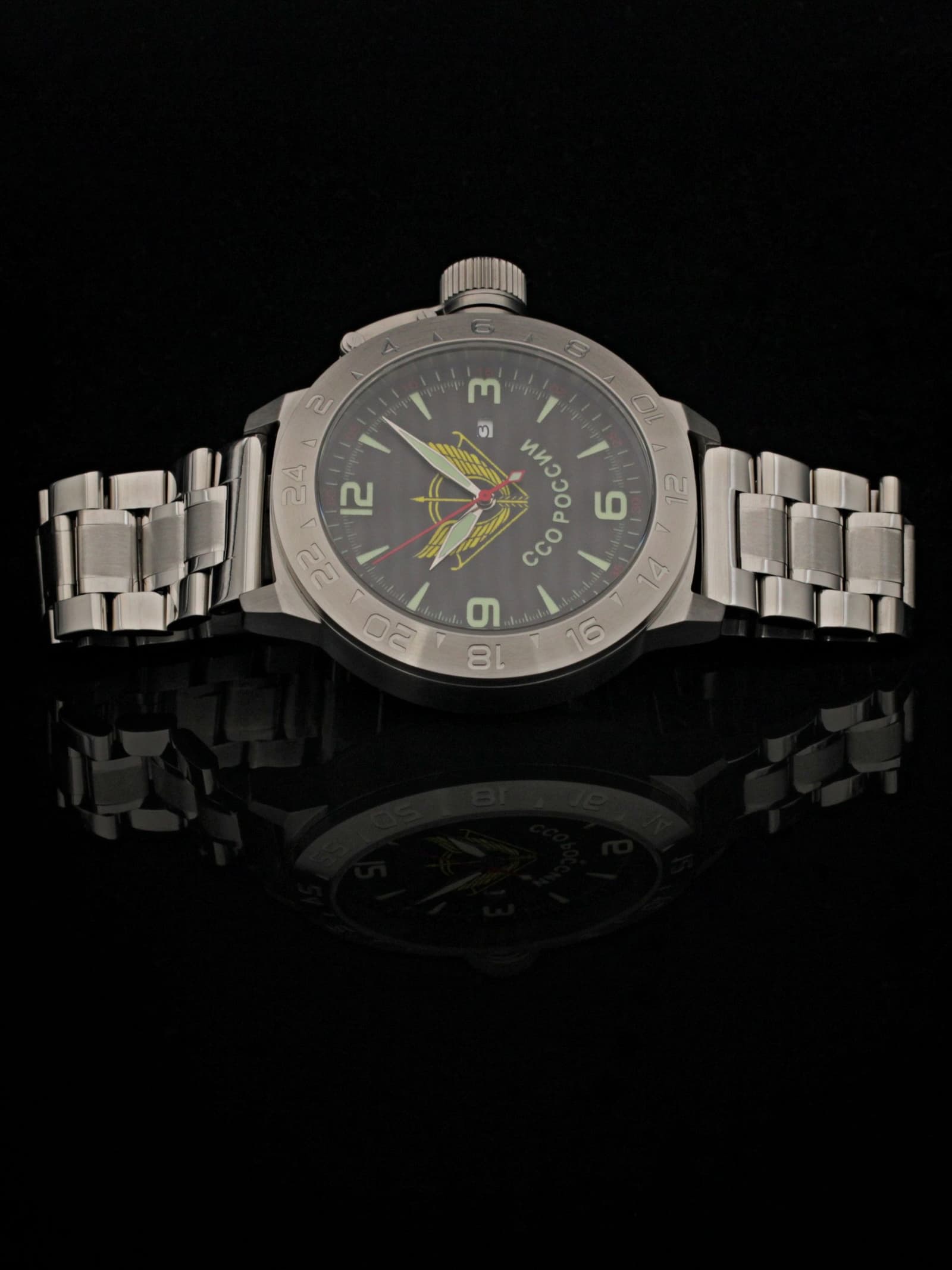 Часы ССО России механические с автоподзаводом (Seiko NH35A) 52.281.2