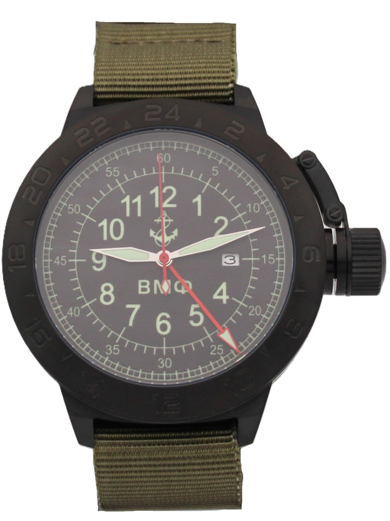 Часы ВМФ механические с автоподзаводом (Seiko NH34A) 152.321.21