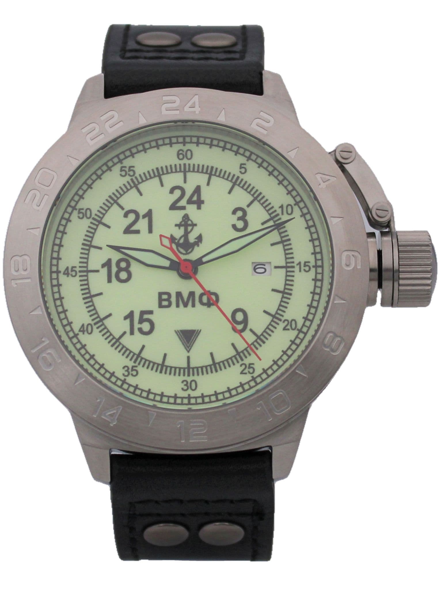 Часы ВМФ механические с автоподзаводом (Seiko NH34A) 52.030.01