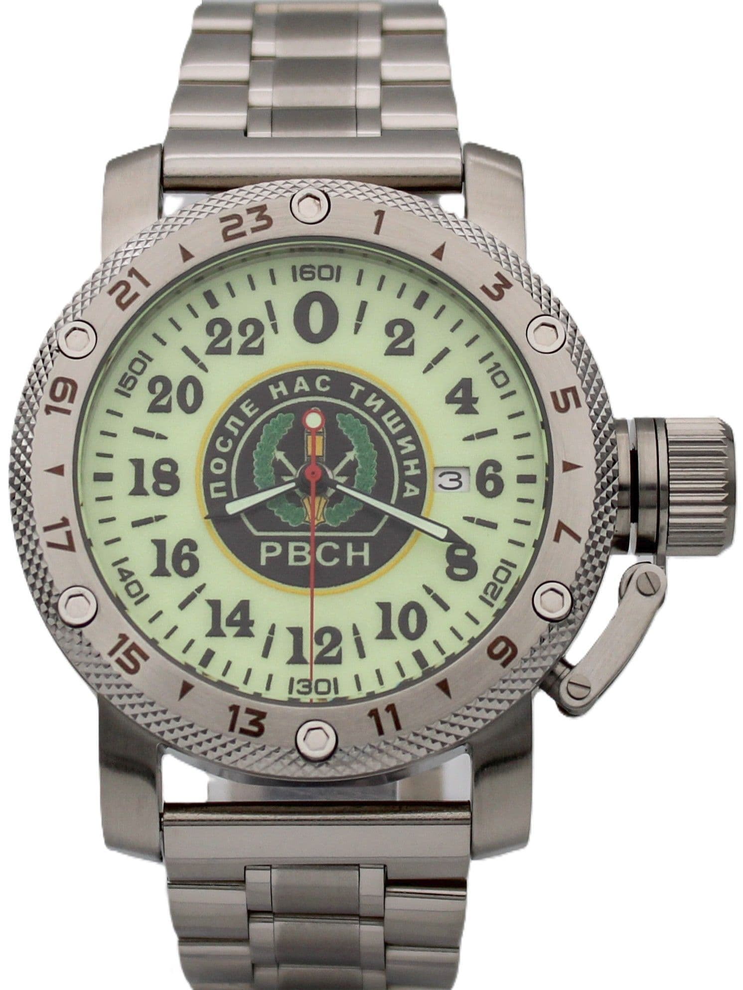 Часы РВСН механические с автоподзаводом (Seiko NH34A) 47.160.2