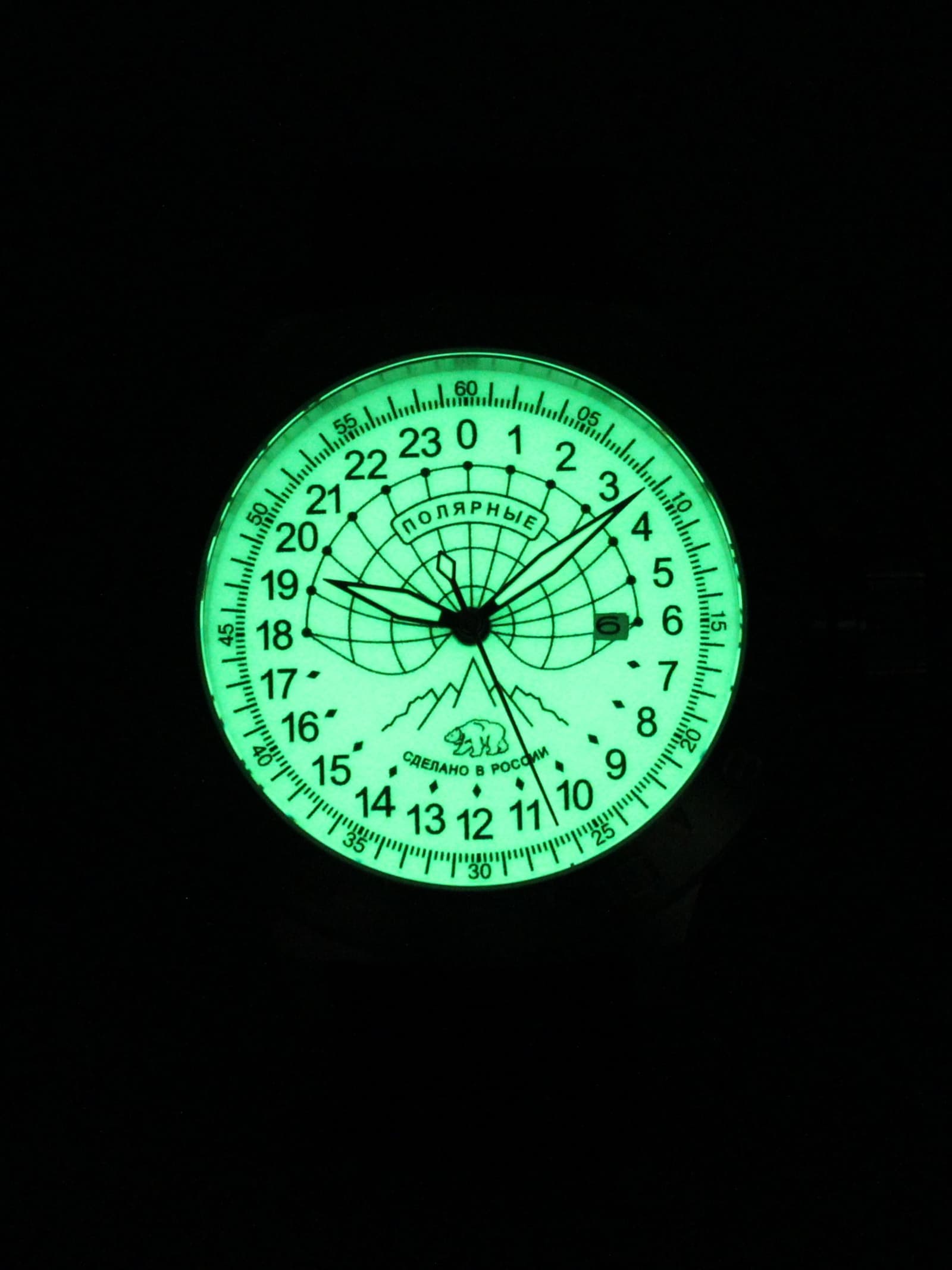 Часы Полярные механические с автоподзаводом (Seiko NH34A) 52.131.2