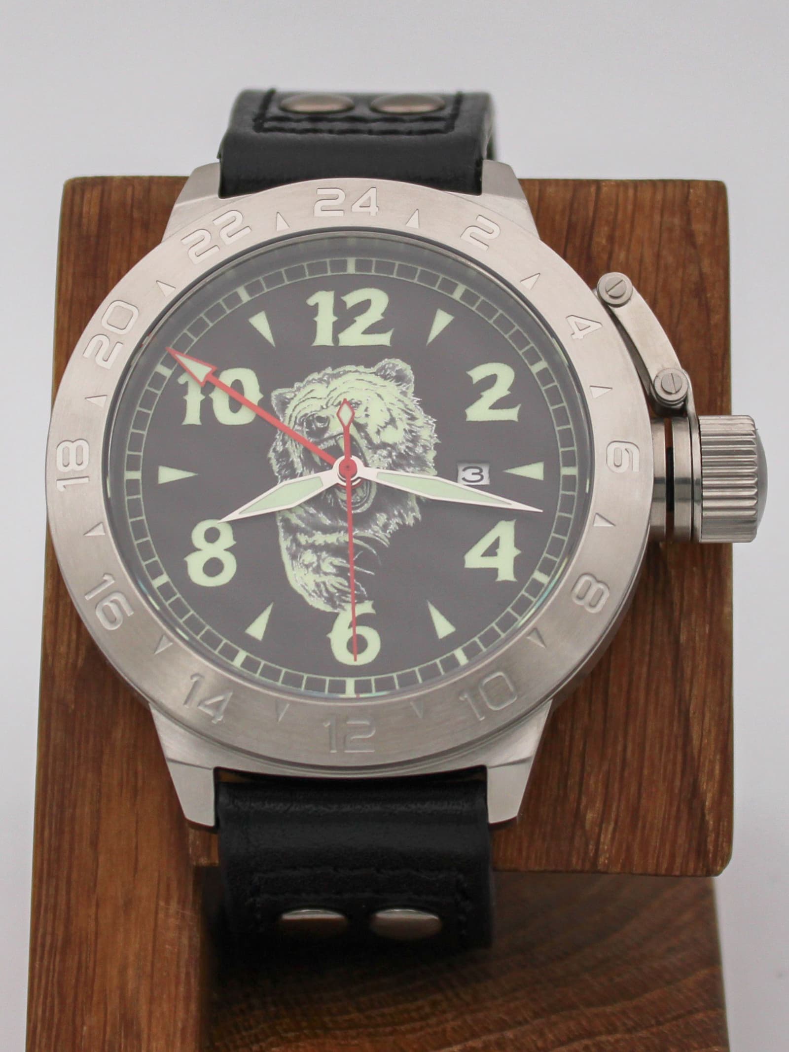 Часы Медведь механические с автоподзаводом (Seiko NH34A) 52.318.01