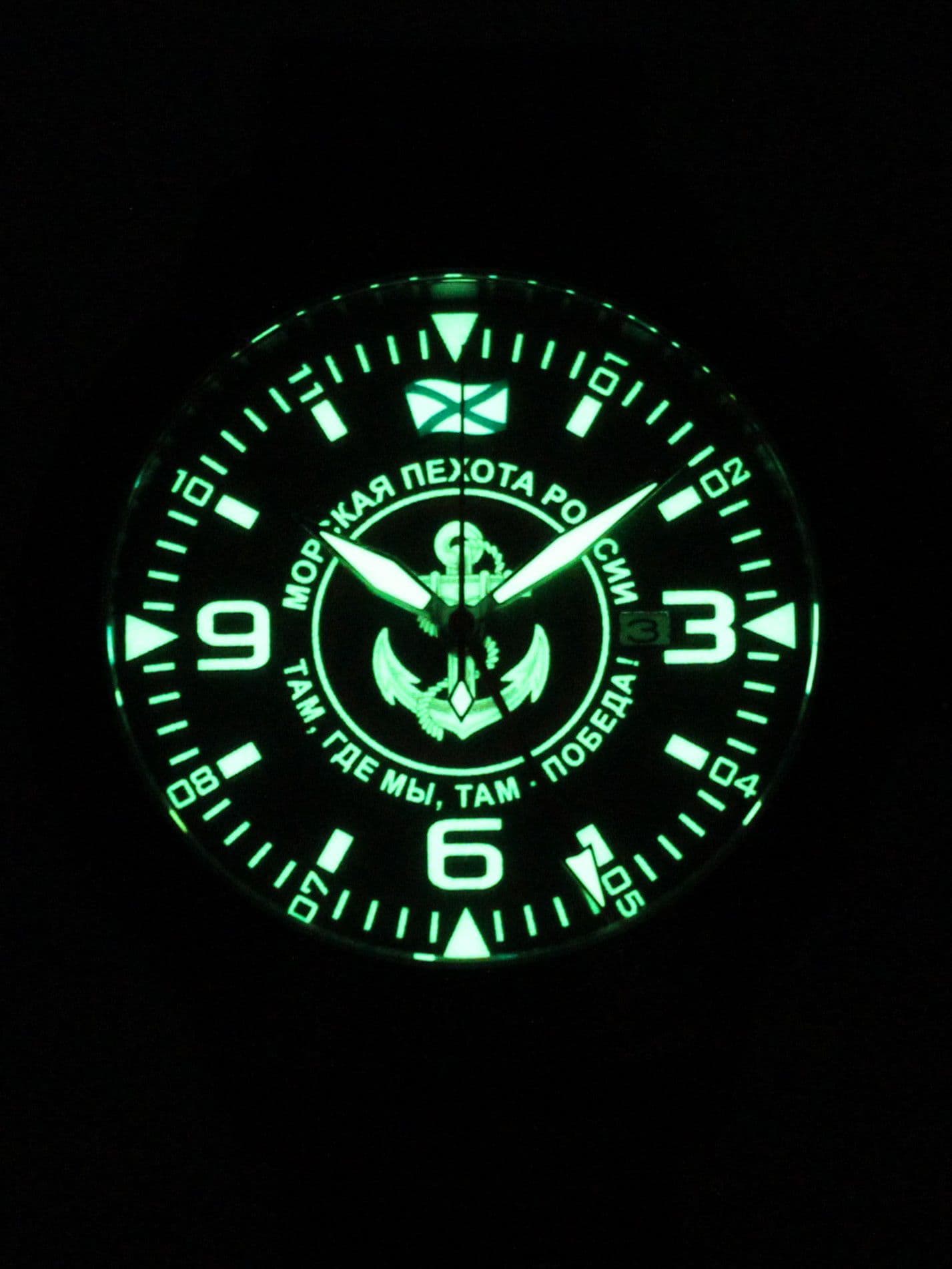 Часы Морская пехота механические с автоподзаводом (Seiko NH34A) 152.167.02