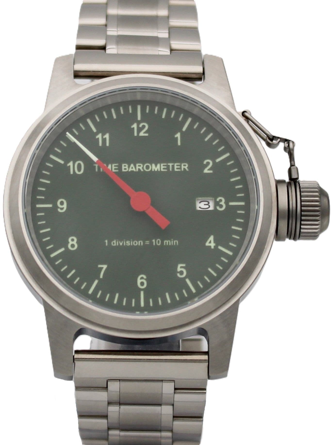 Часы Time Barometer однострелочные механические с автоподзаводом (Seiko NH35A) 45.180.2